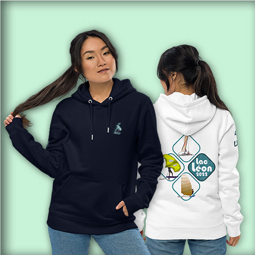 Sweat à capuche écologique "Léon's sails"⛵