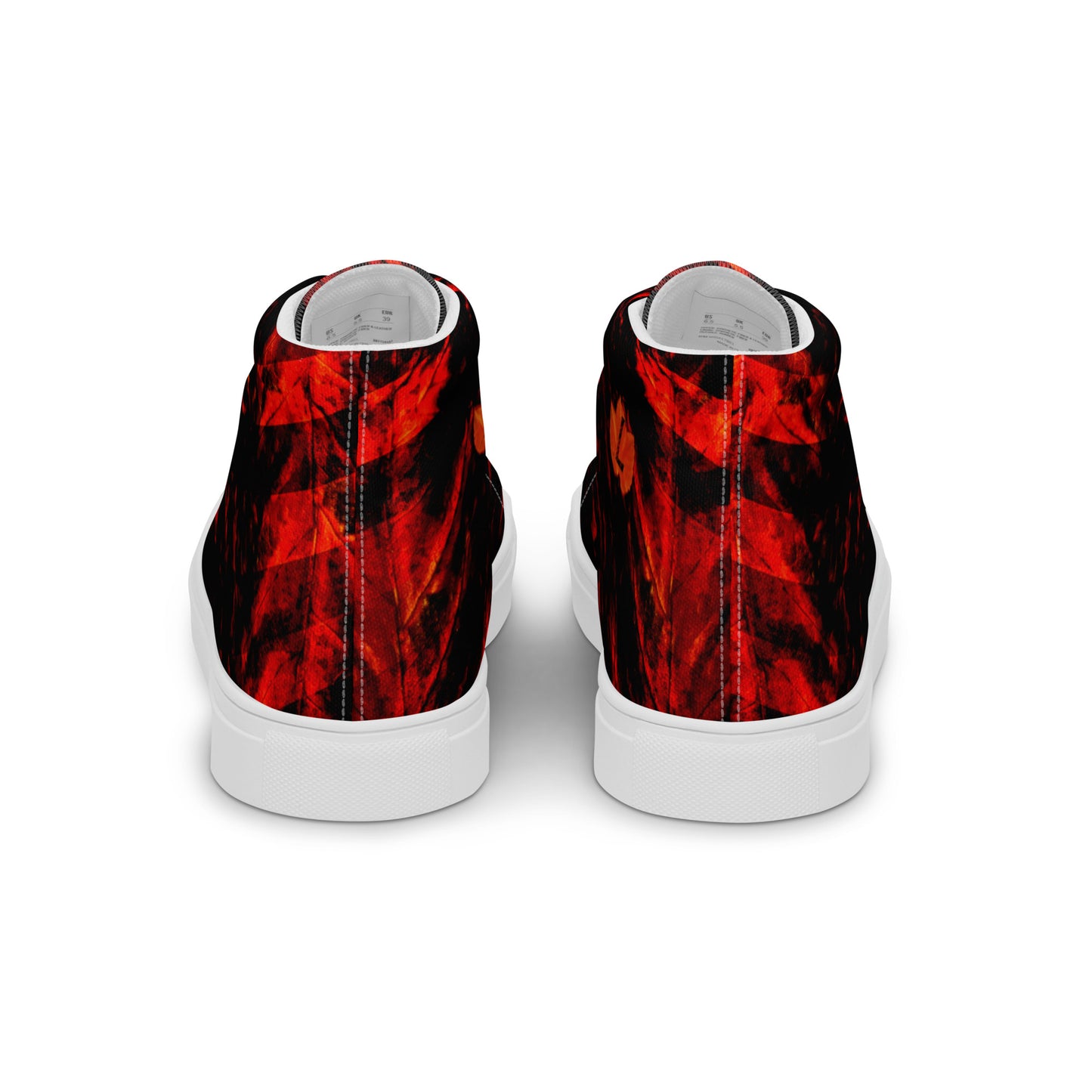 Baskets hautes en toile homme "Black Fall"