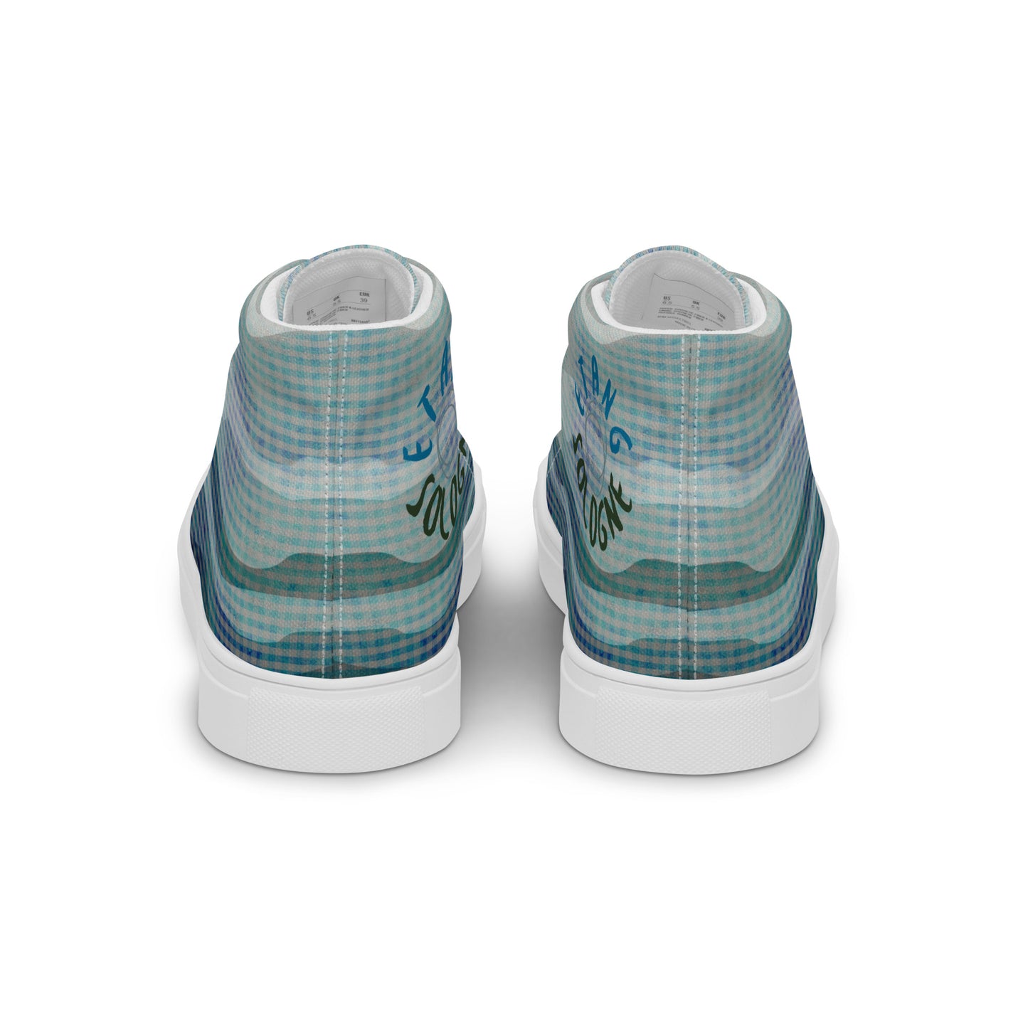 Baskets hautes en toile homme "Etang de Sologne"