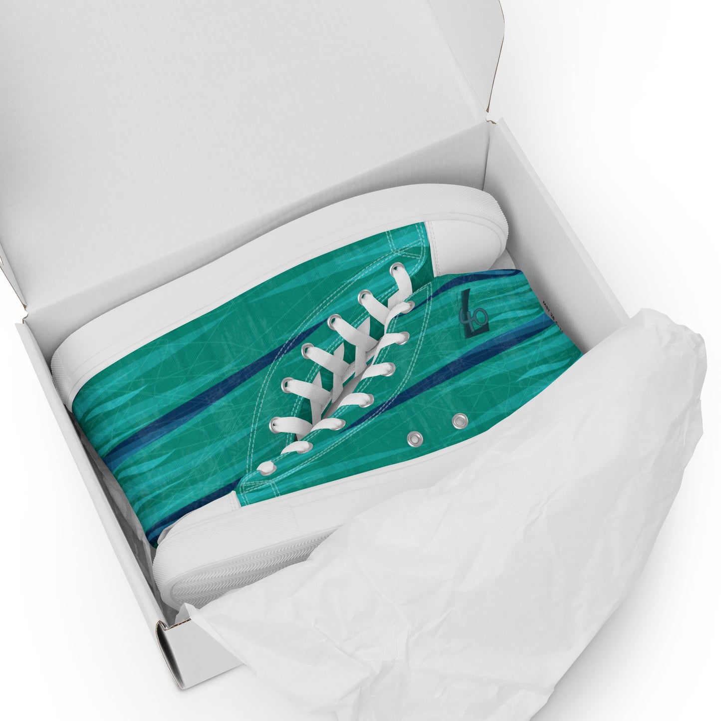 Baskets hautes en toile homme "Léon"