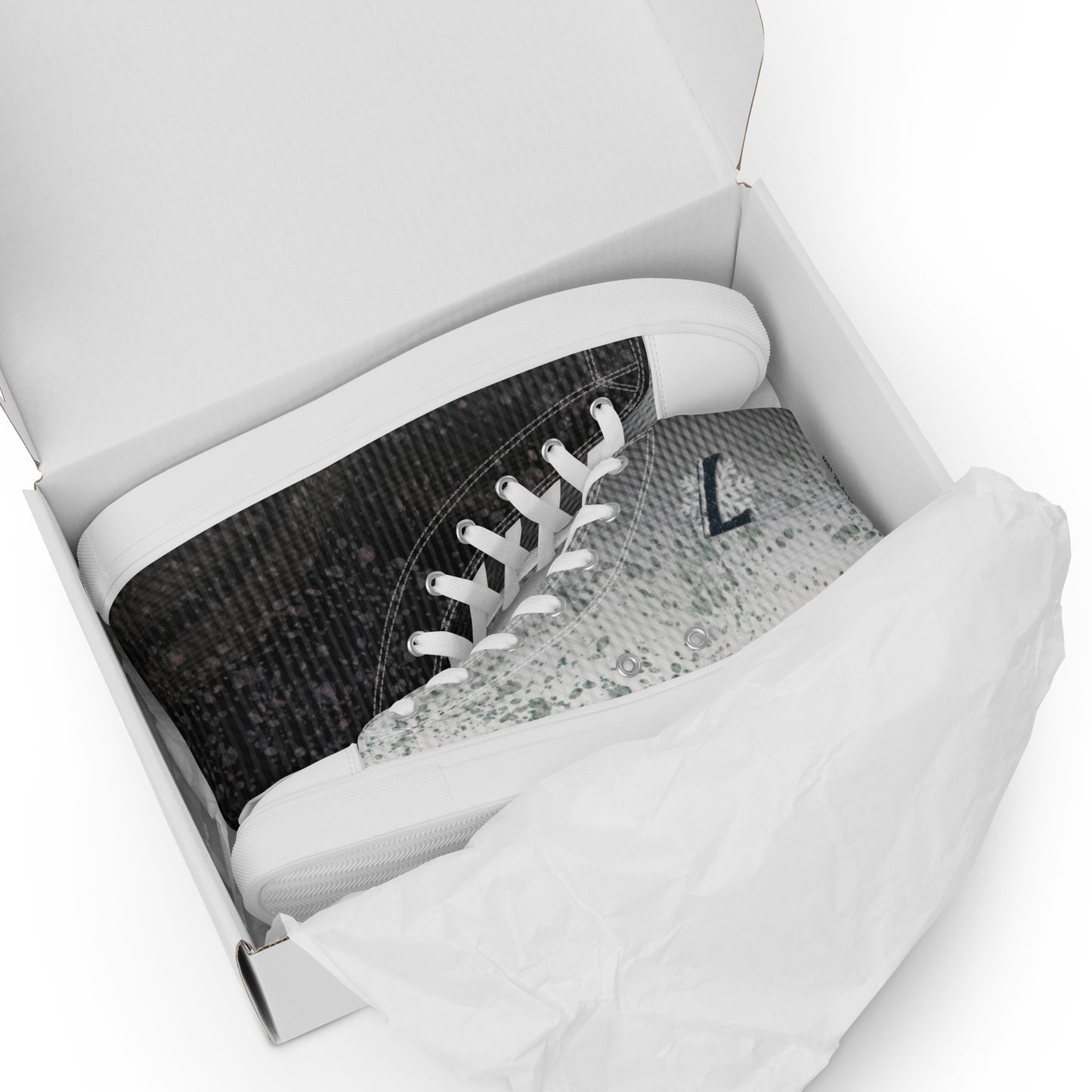 Baskets hautes en toile homme "Night and Day"