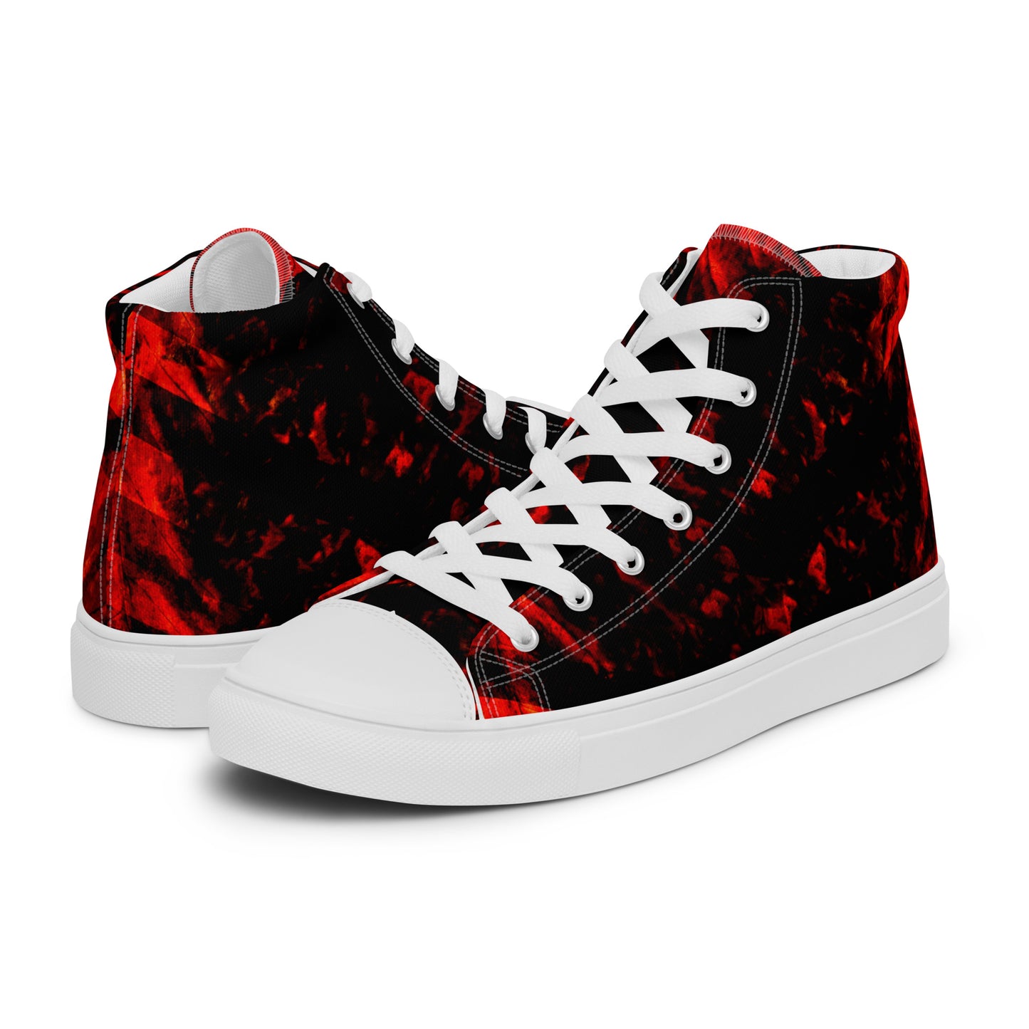 Baskets hautes en toile homme "Black Fall"
