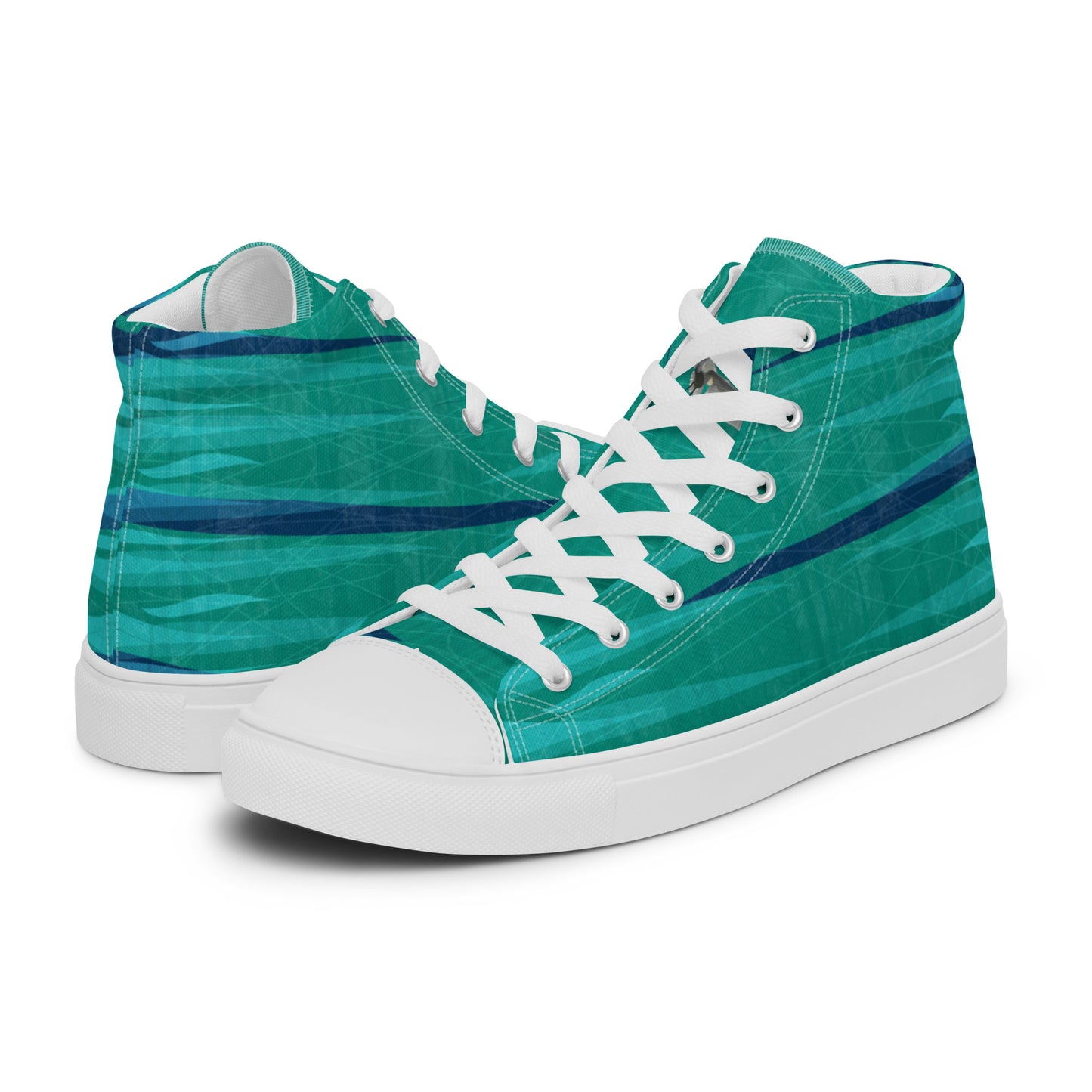 Baskets hautes en toile homme "Léon"