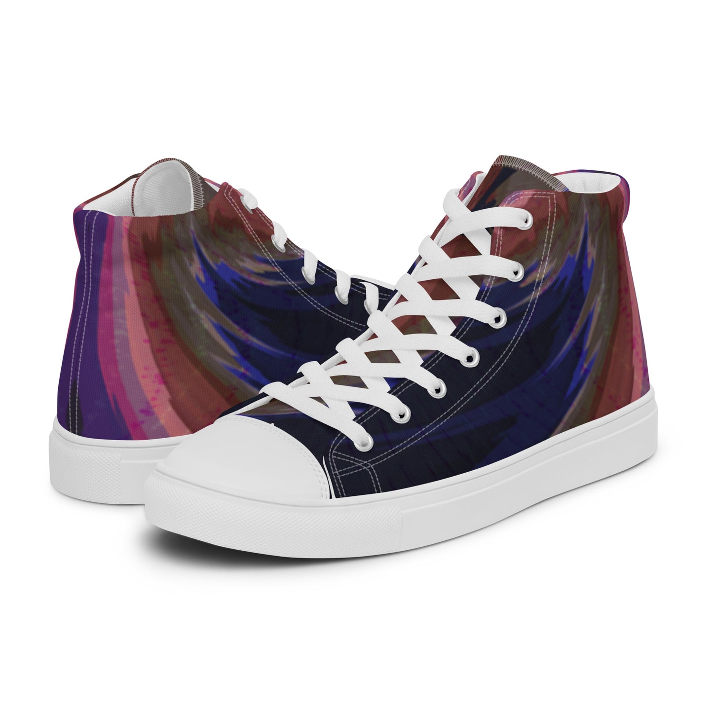 Baskets hautes en toile homme "Spring cyclone Multicolore"