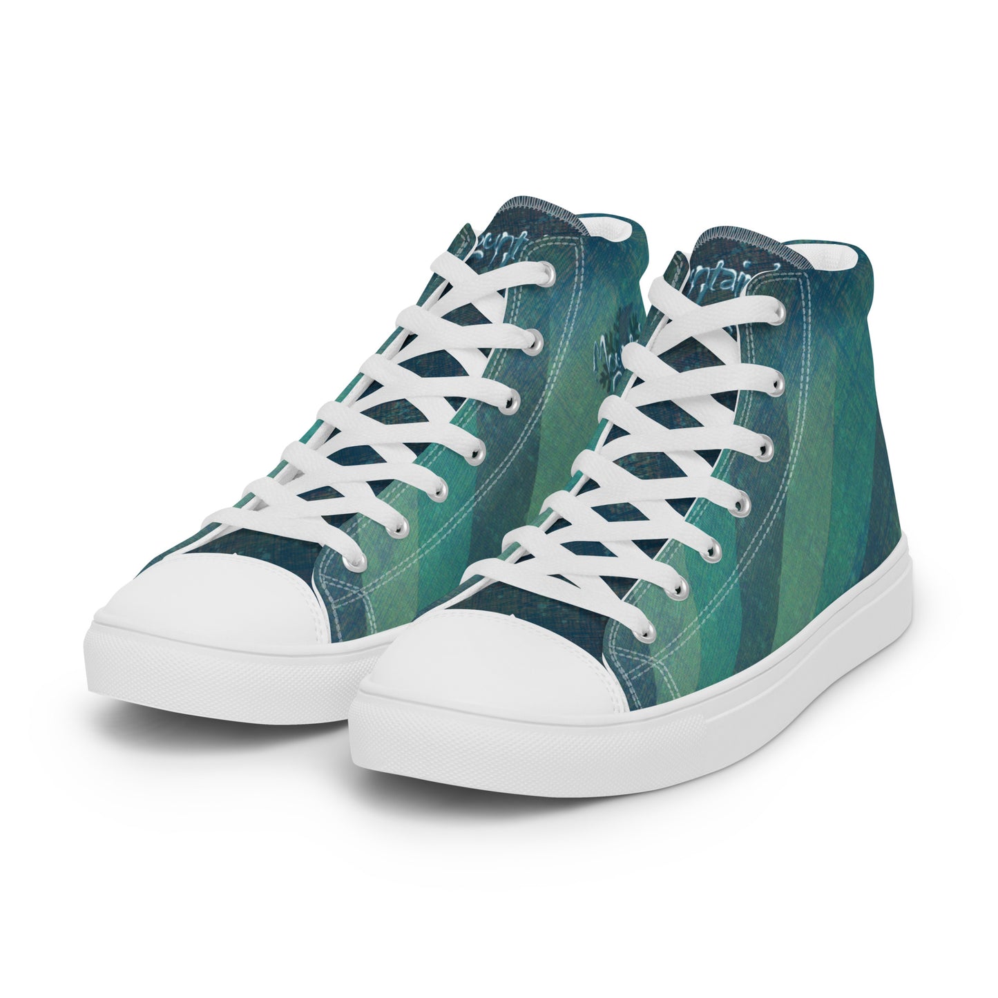 Baskets hautes en toile homme "Mountain Colors"