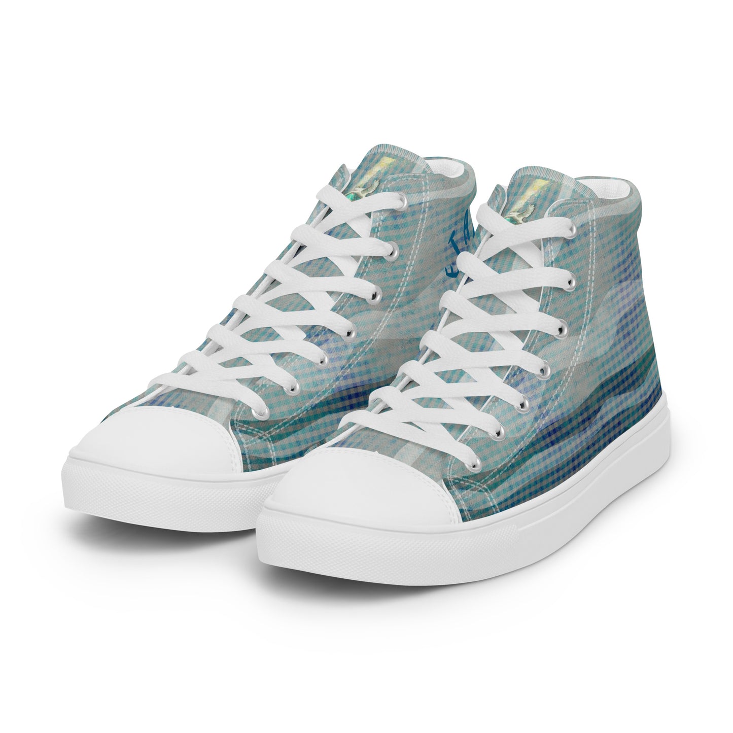 Baskets hautes en toile homme "Etang de Sologne"