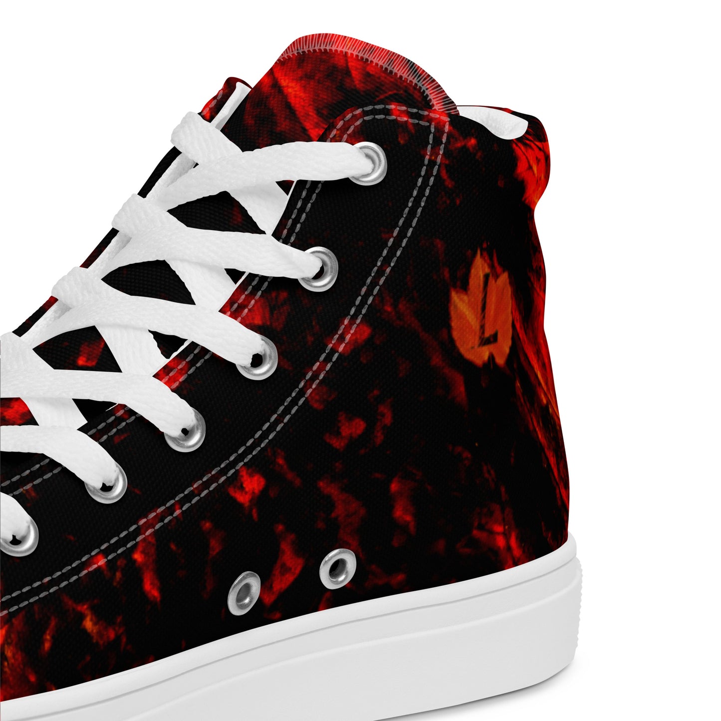 Baskets hautes en toile homme "Black Fall"