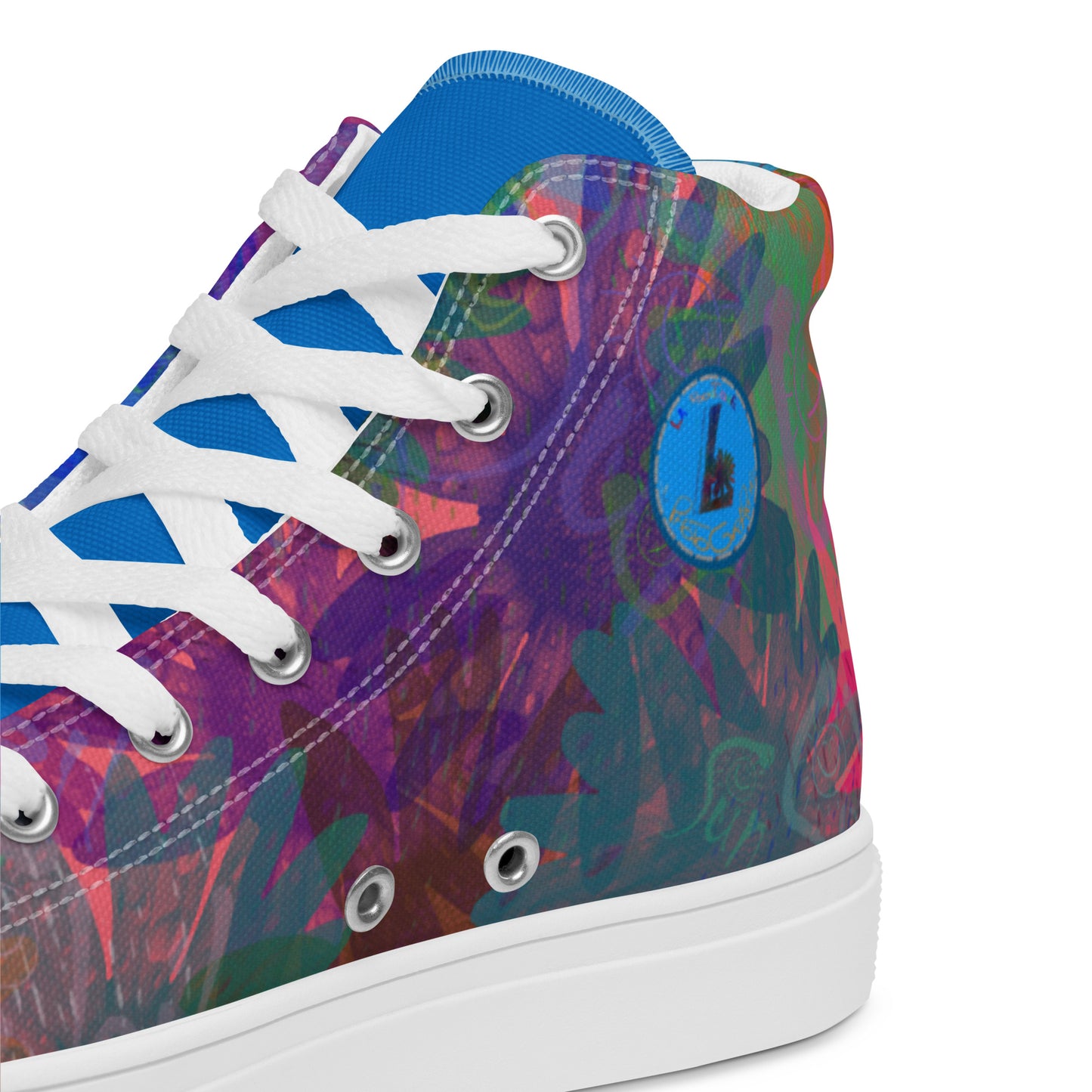Baskets hautes en toile homme "Sun"