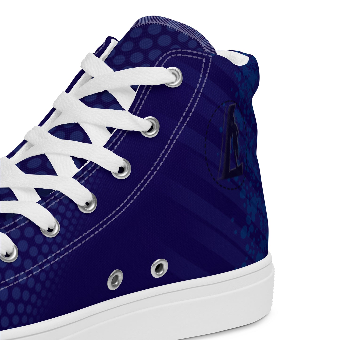 Baskets hautes en toile homme "Tri Blue"