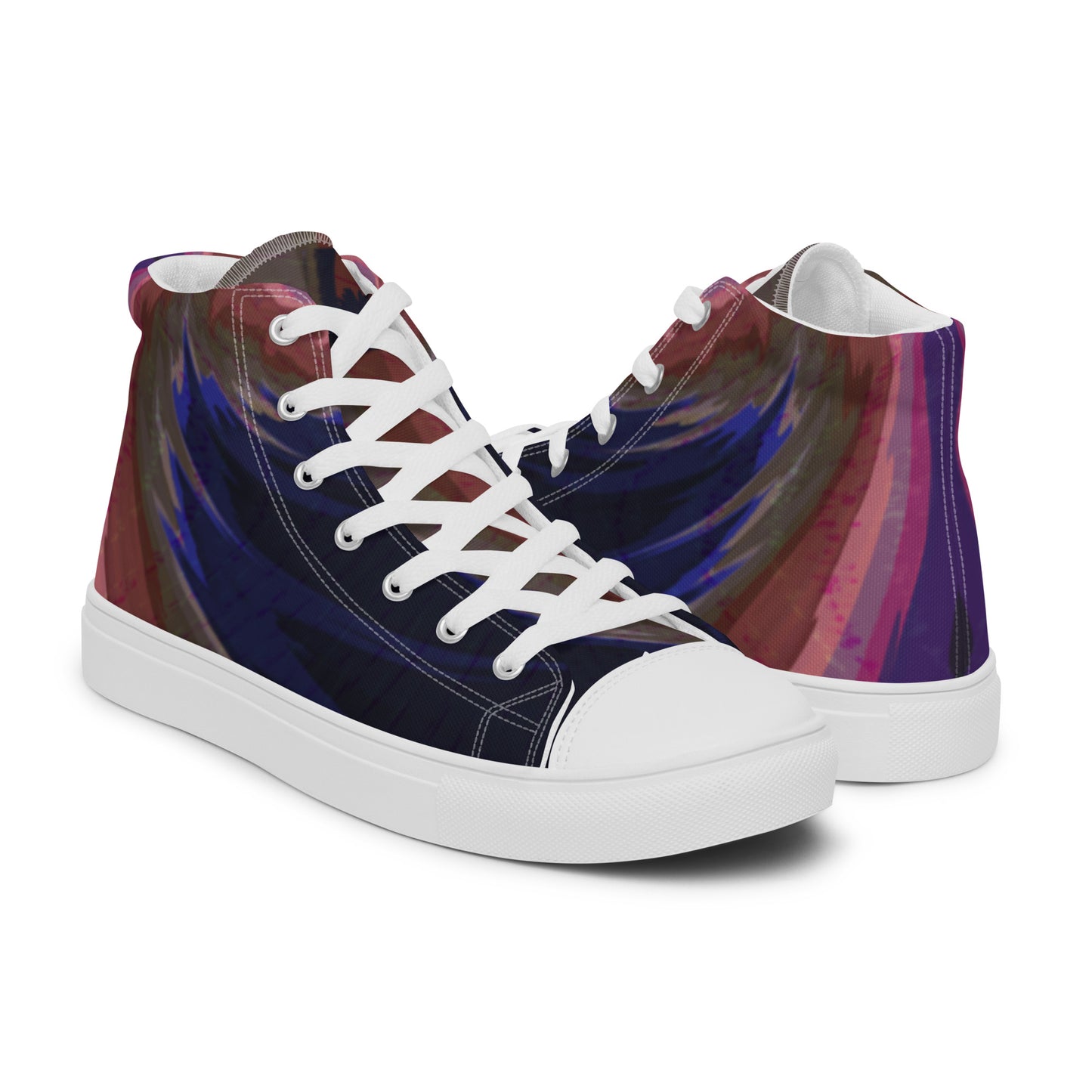 Baskets hautes en toile homme "Spring cyclone Multicolore"