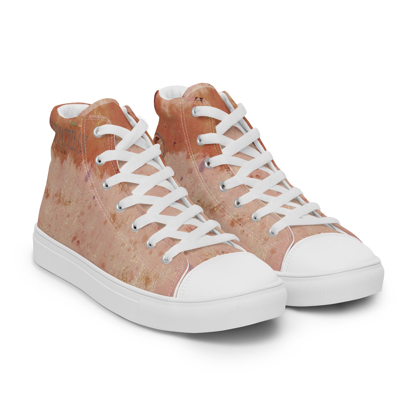 Baskets hautes en toile homme "Tri Brun"