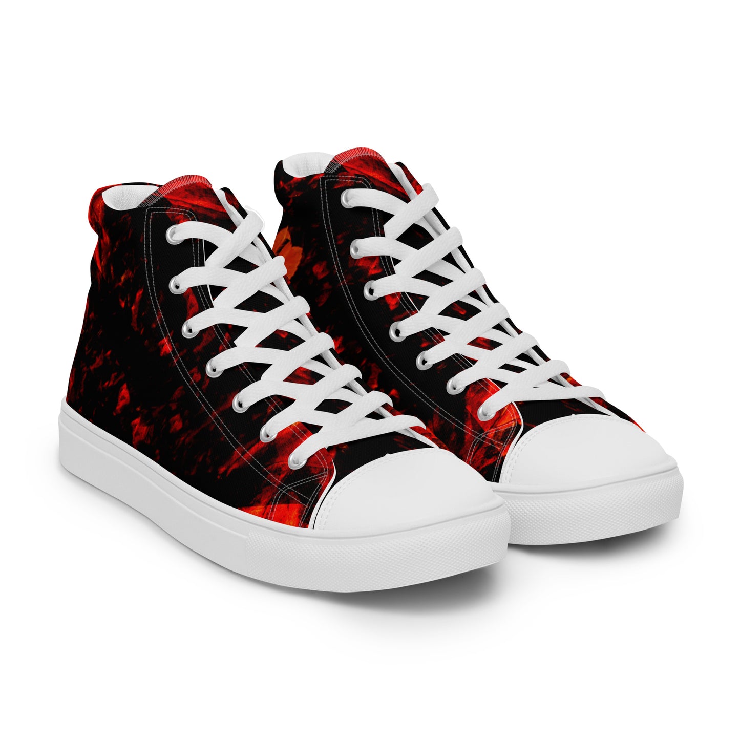 Baskets hautes en toile homme "Black Fall"