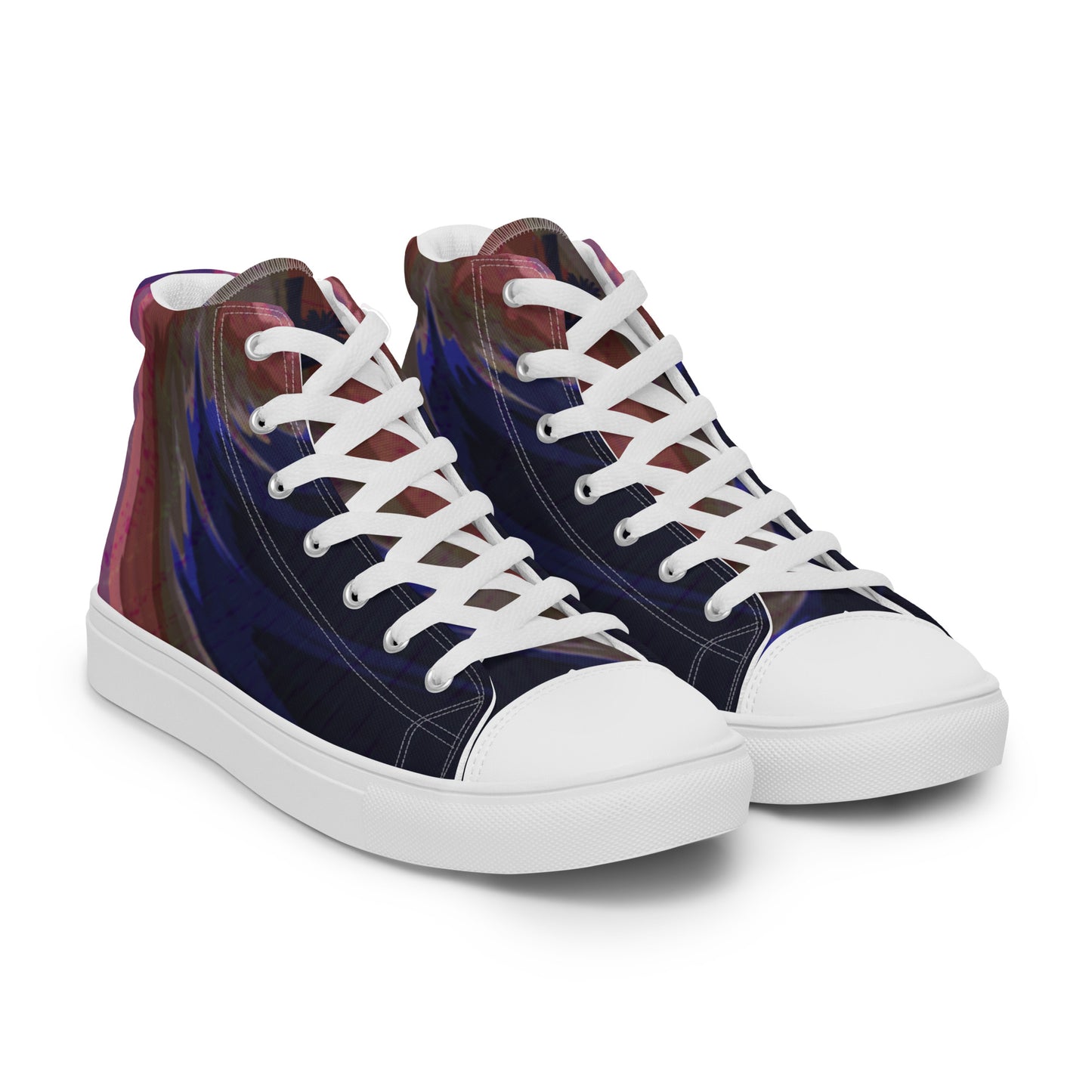 Baskets hautes en toile homme "Spring cyclone Multicolore"