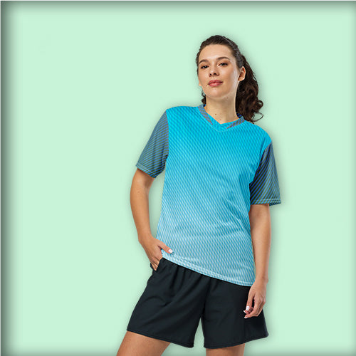 Maillot de sport "Run blue"