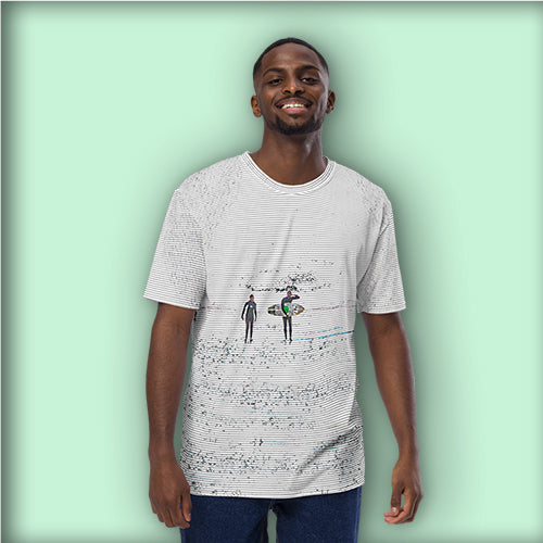 T-shirt homme "Winter surfers"