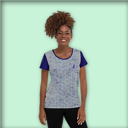 T-shirt de sport femmes "Run" gris
