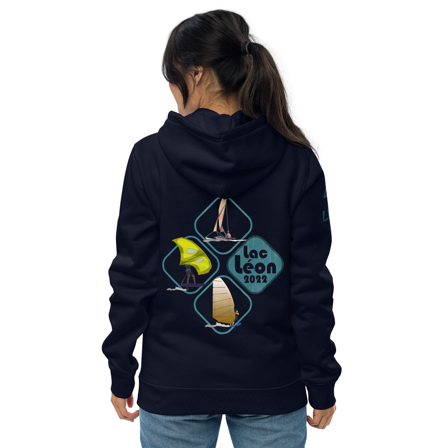 Sweat à capuche écologique "Léon's sails"⛵