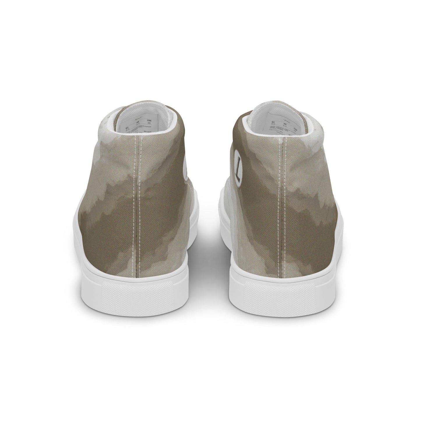 Baskets hautes en toile femme "Running"