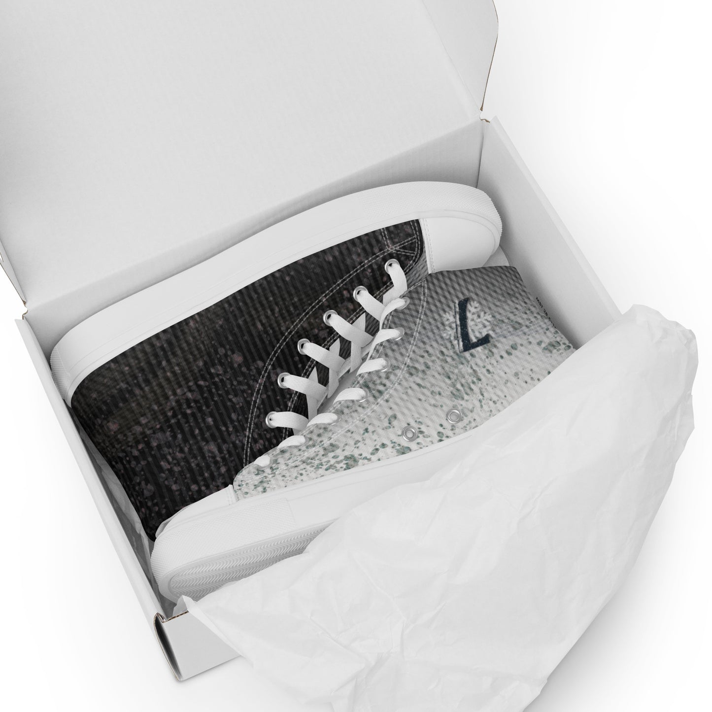 Baskets hautes en toile femme "Night and Day"