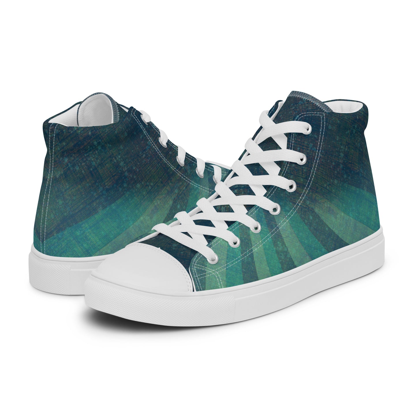 Baskets hautes en toile femme "Mountain Colors"