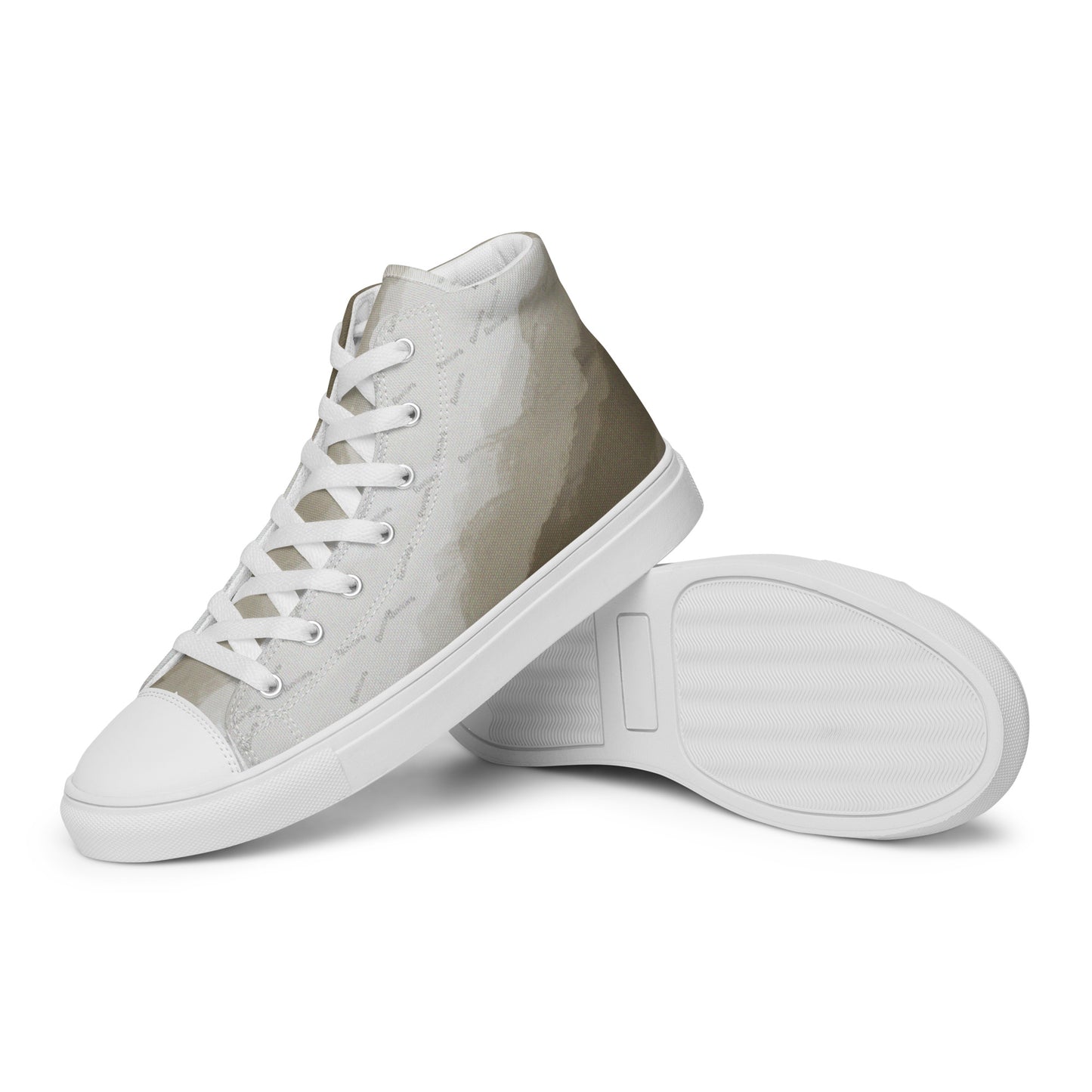 Baskets hautes en toile femme "Running"