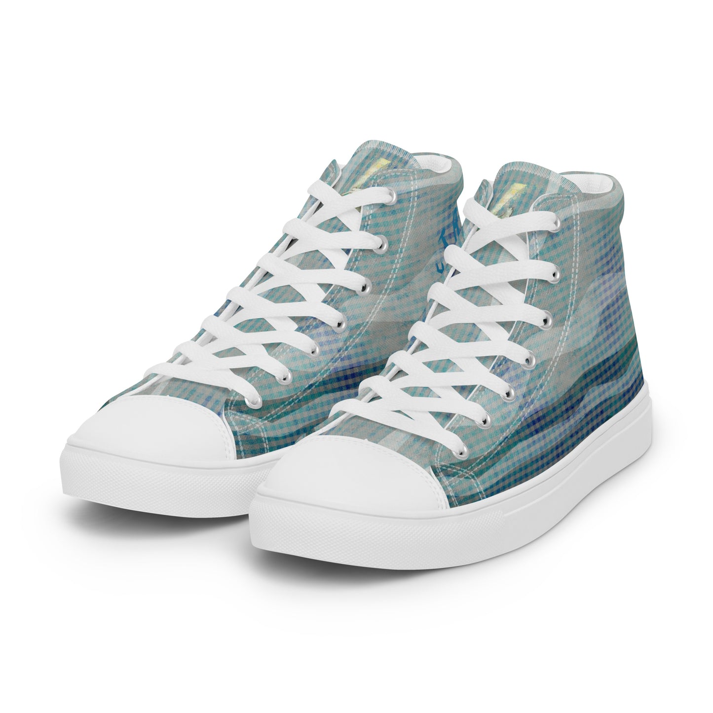Baskets hautes en toile femme "Etang de Sologne"
