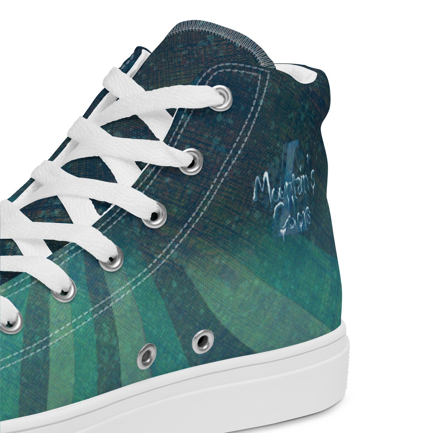 Baskets hautes en toile femme "Mountain Colors"