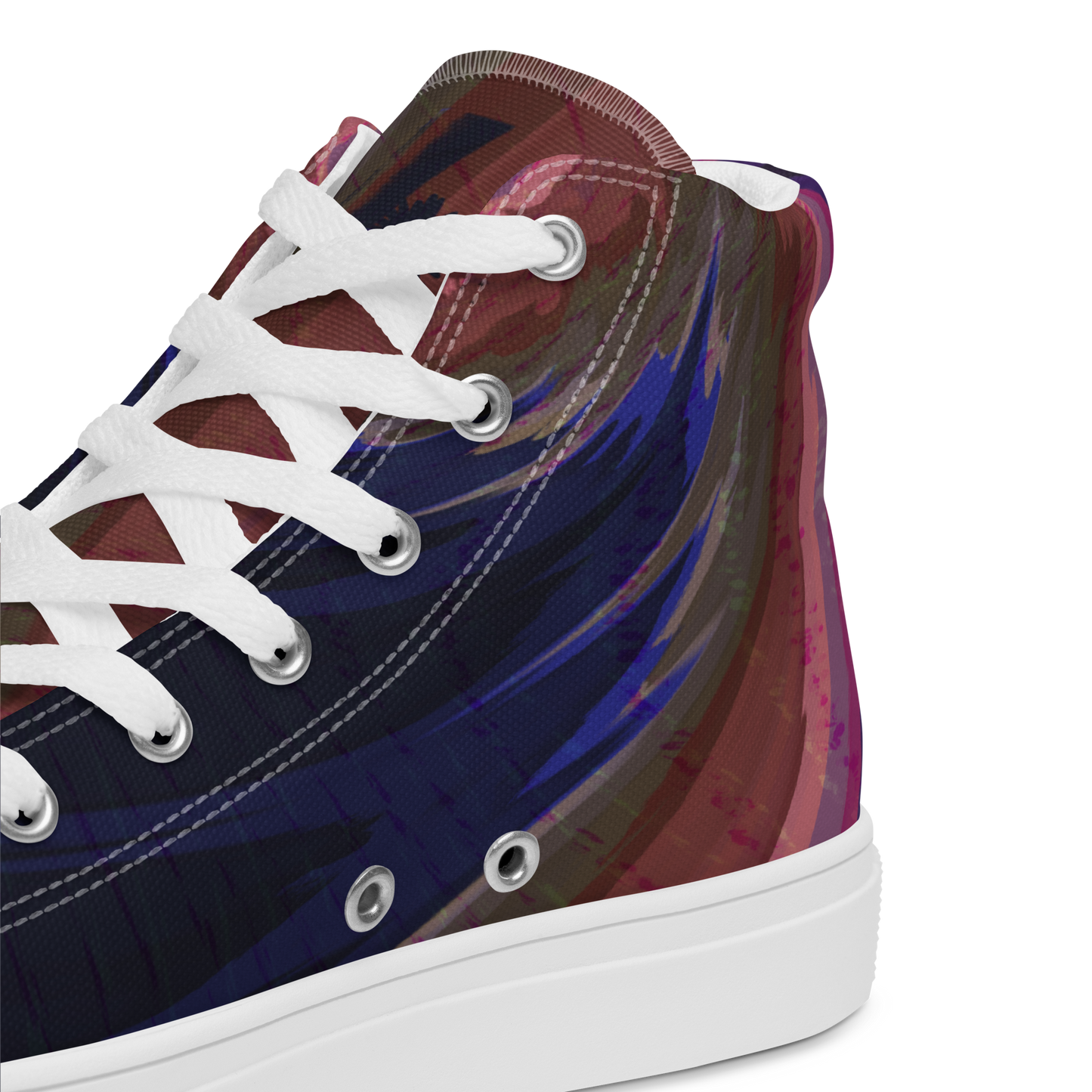 Baskets hautes en toile femme "Spring cyclone Multicolore"