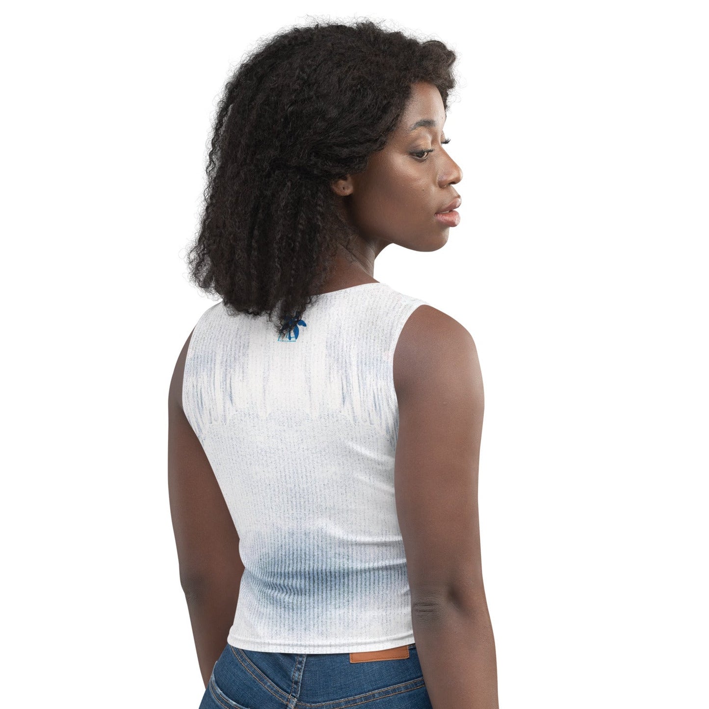 Crop-top "Sun Love Blue" jomélo
