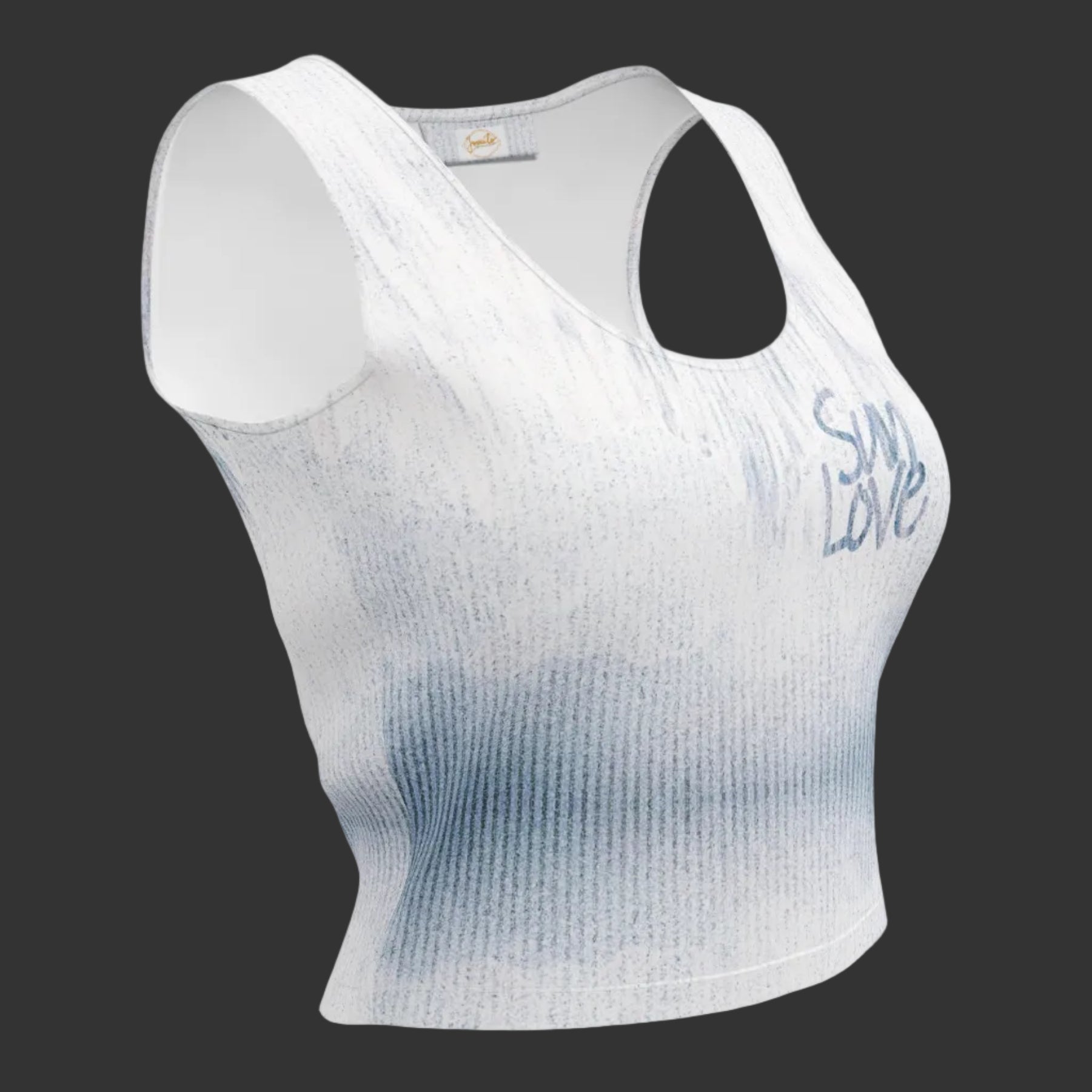 Crop-top "Sun Love Blue" jomélo