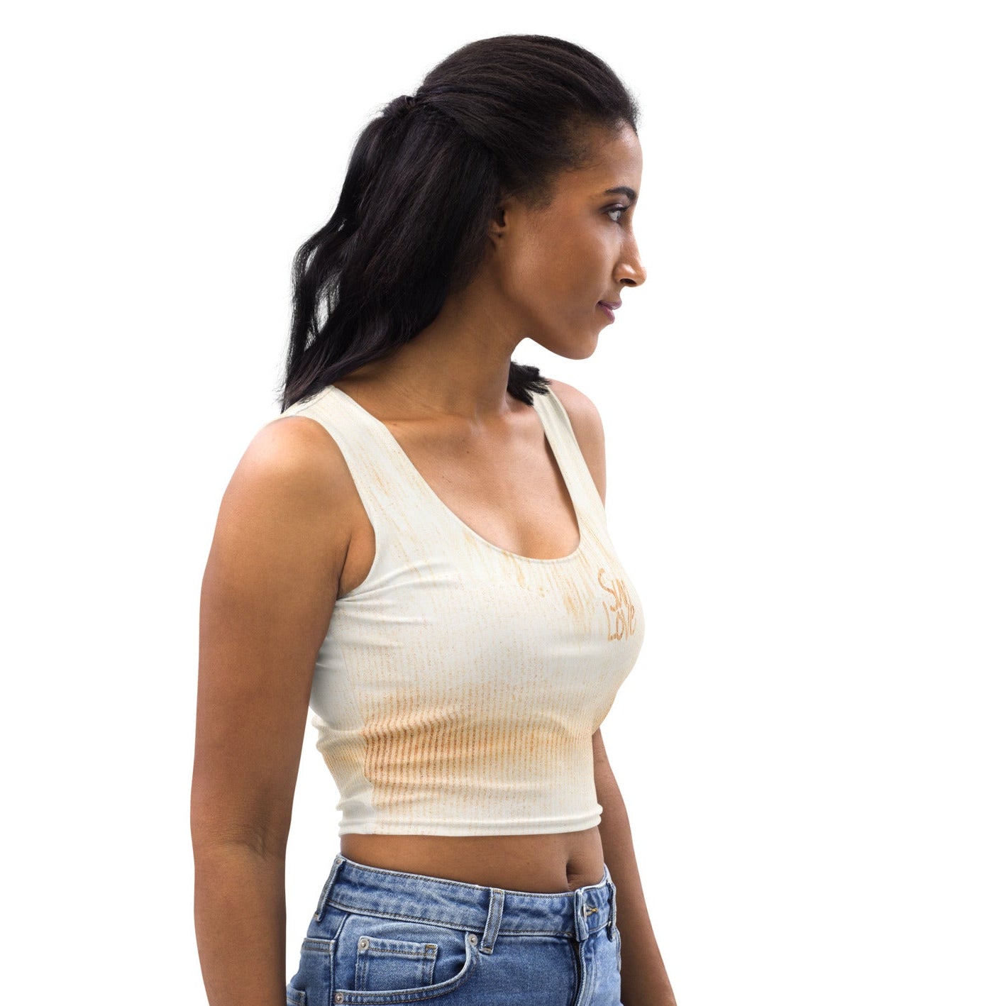 Crop-top "Sun Love Orange" jomélo