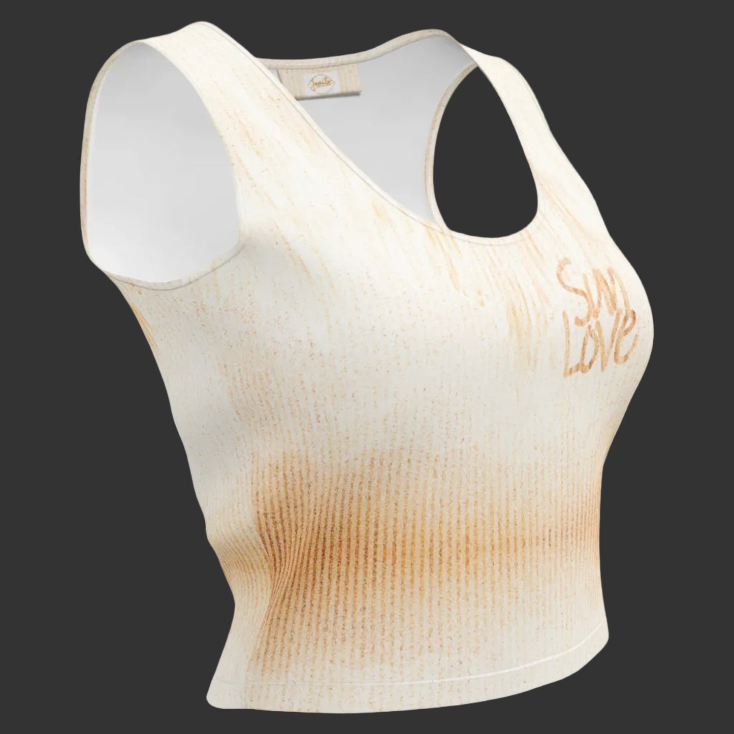 Crop-top "Sun Love Orange" jomélo