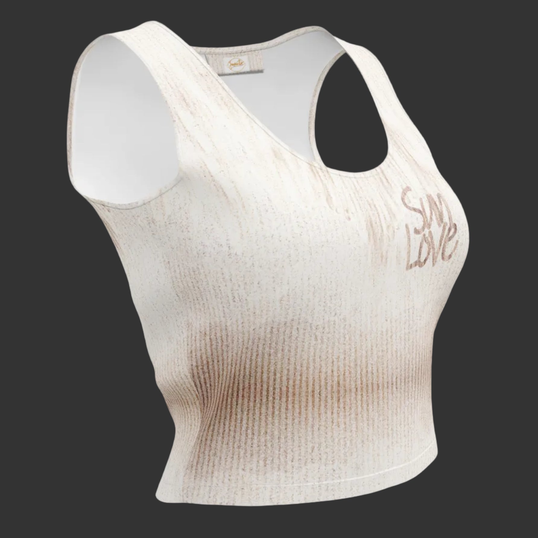 Crop-top "Sun Love Pink" jomélo