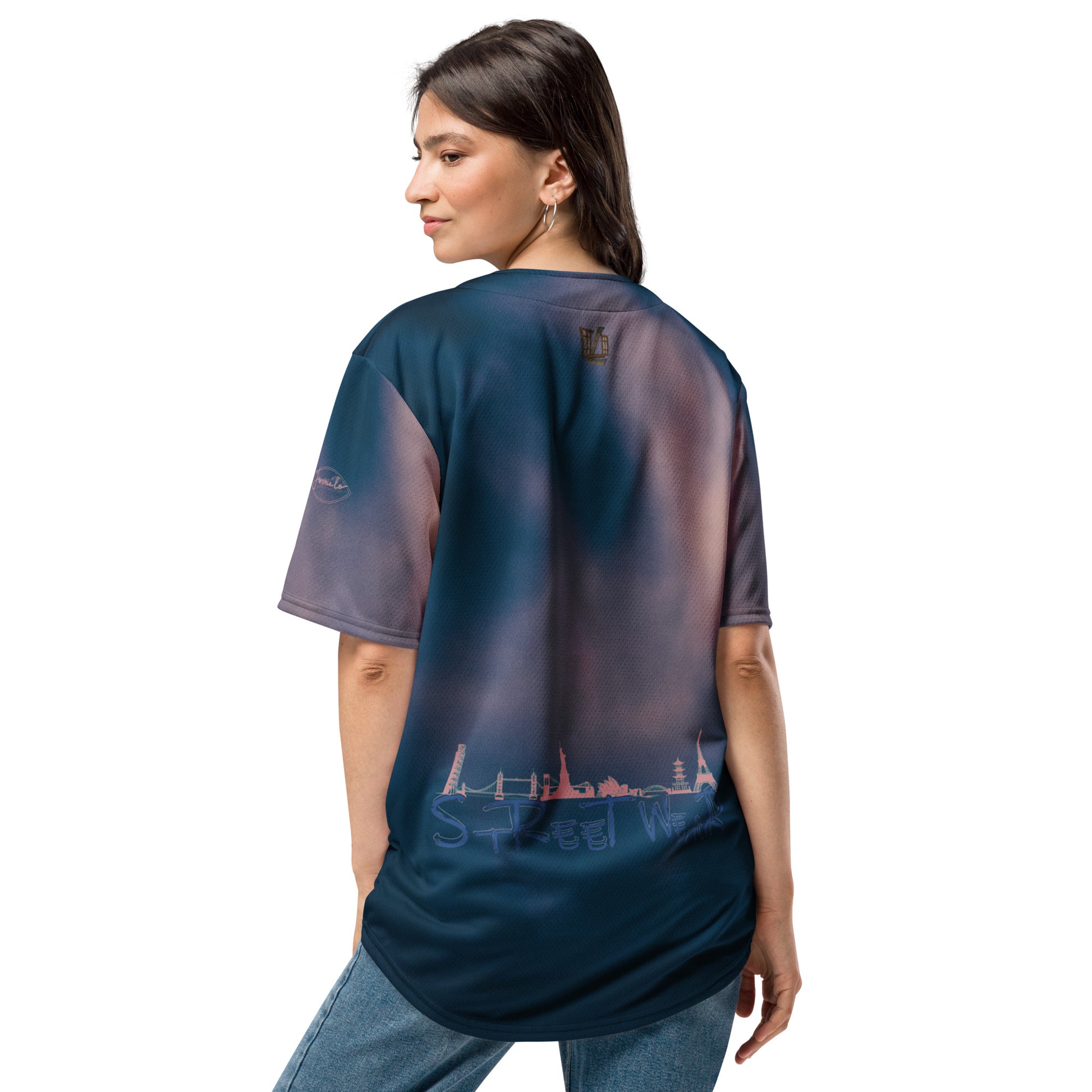 Maillot Style Baseball « StreetWear Marine »