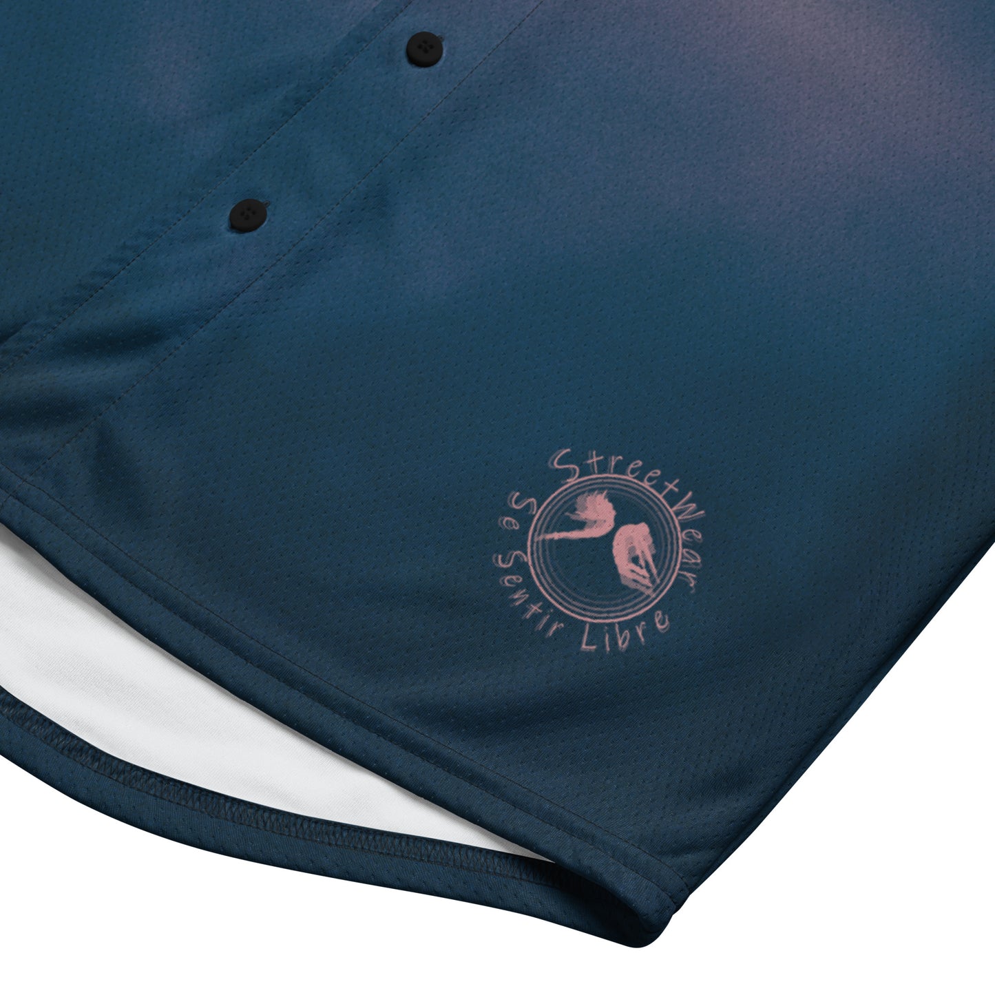 Maillot Style Baseball « StreetWear Marine »