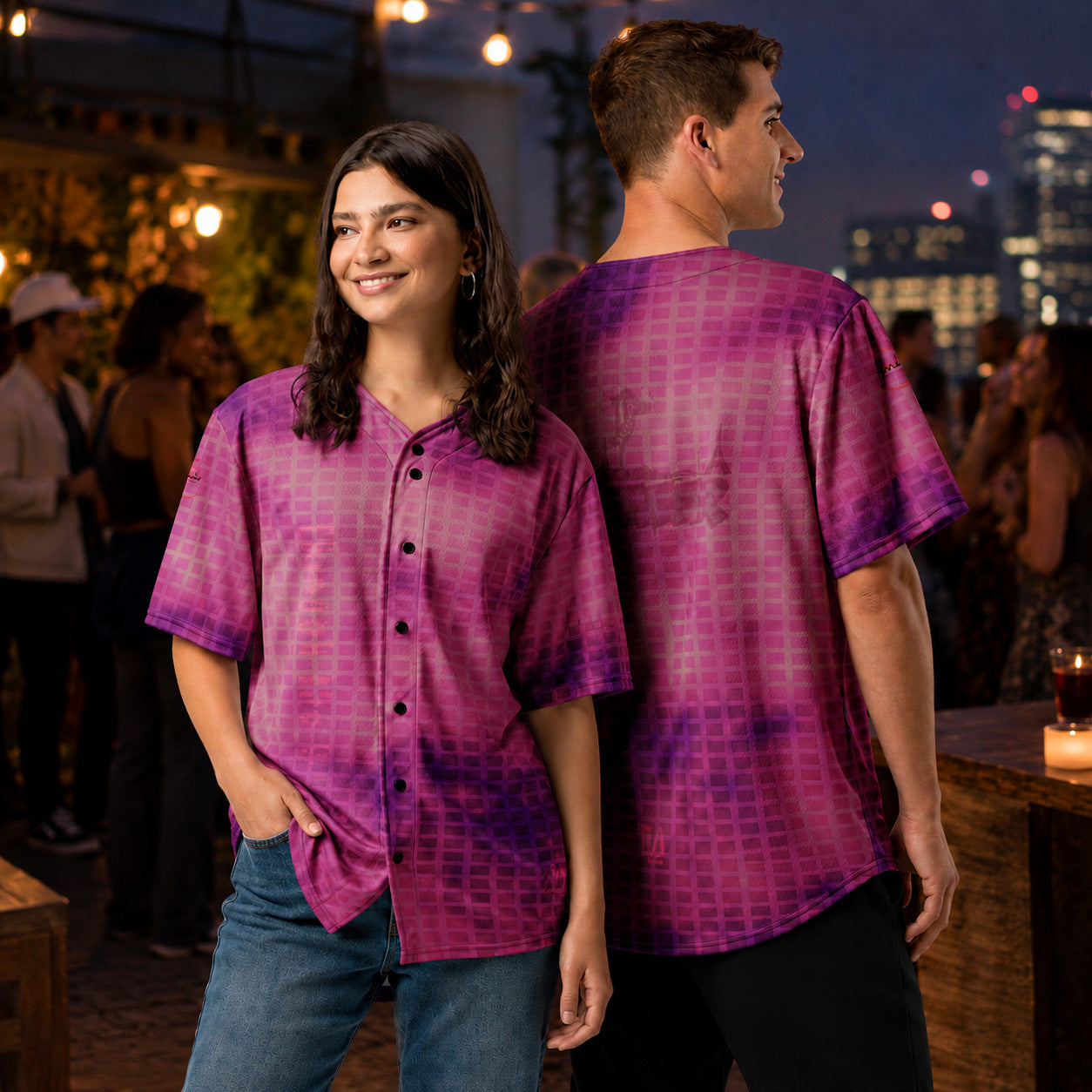 Maillot Style Baseball « StreetWear Purple Haze » Jomélo