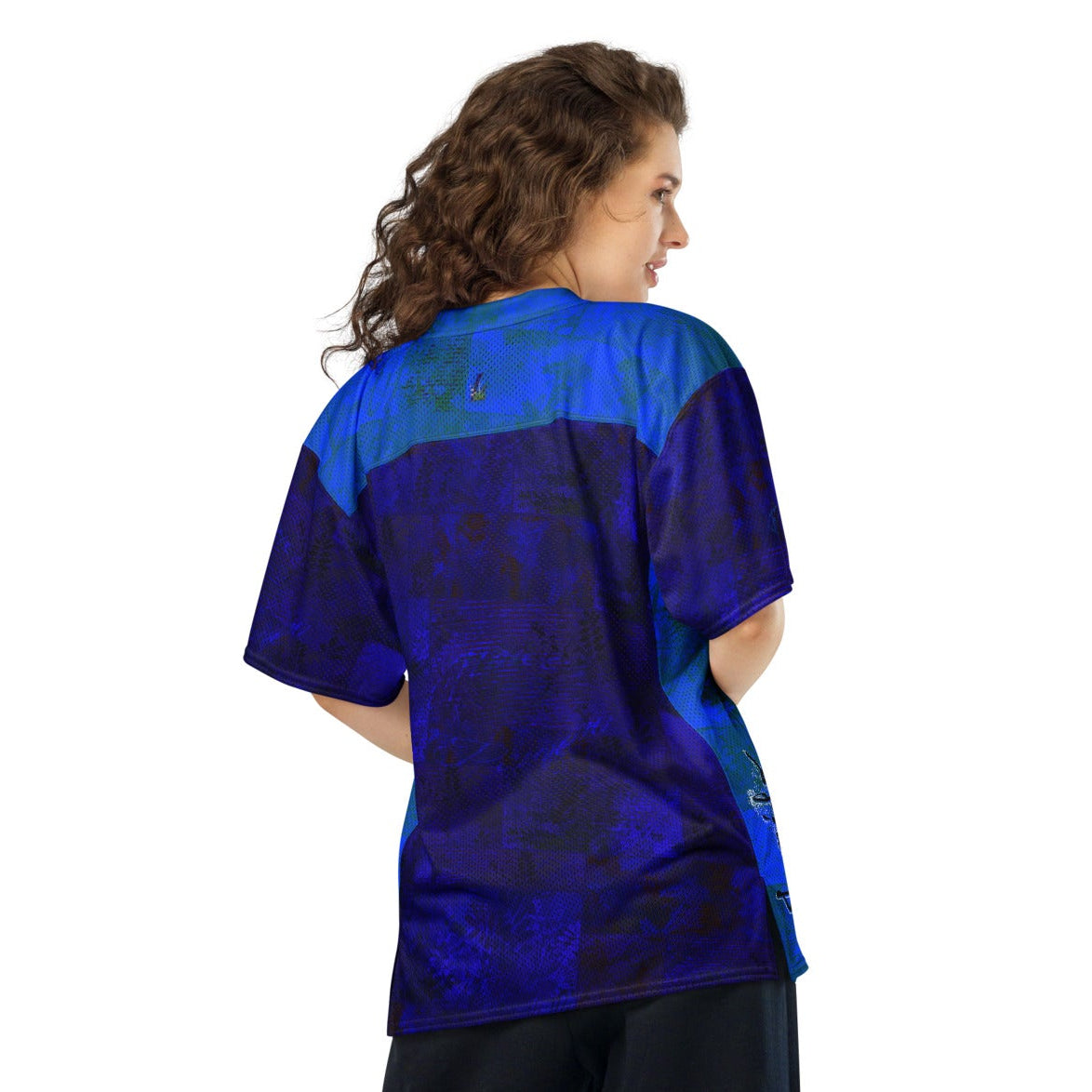 Maillot de Sport "Fougère Cocktail Blue" Jomélo