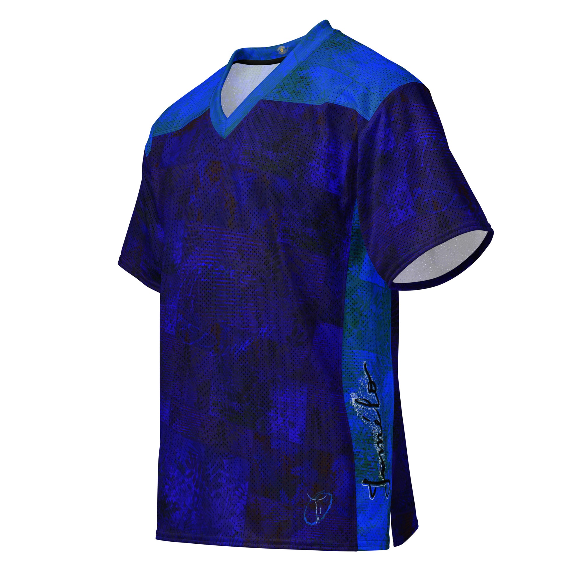 Maillot de Sport "Fougère Cocktail Blue" Jomélo