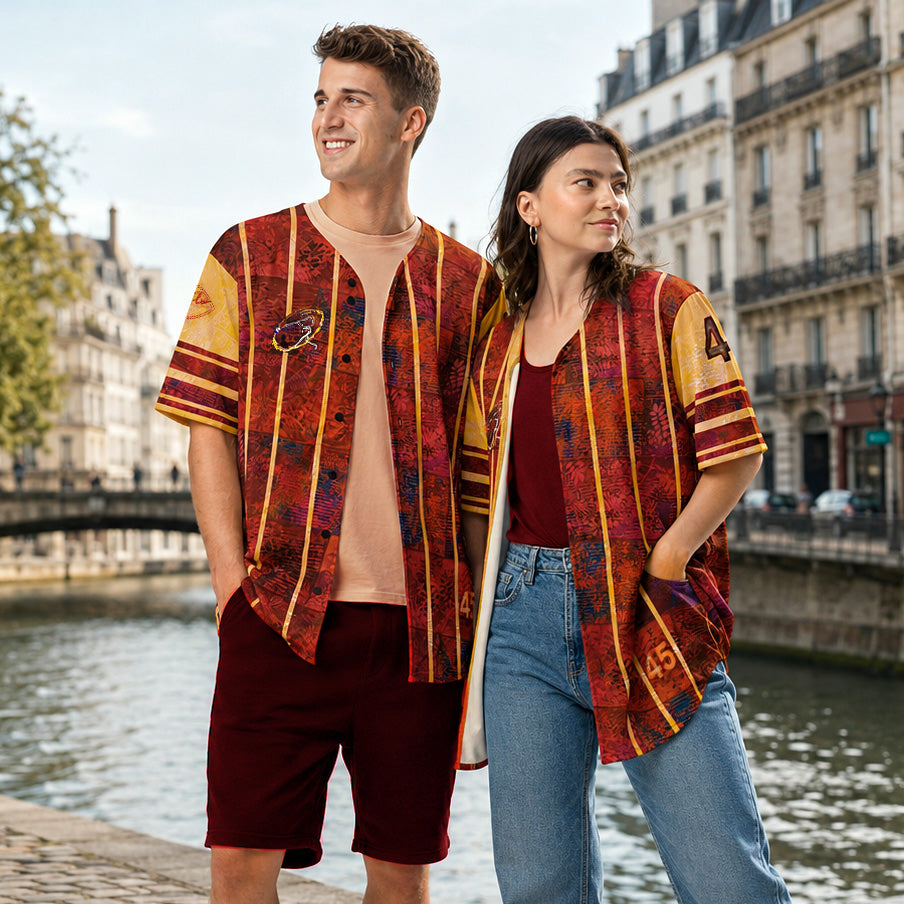 Maillot de baseball Fougère "Flamboyant" jomélo