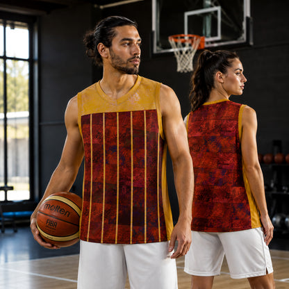 Maillot de basketball Fougère "Rouge Flamboyant" jomélo