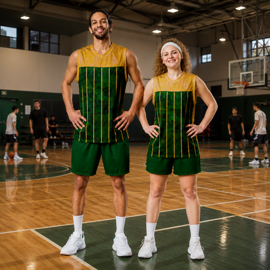 Maillot de basketball Fougère "Vert Spring" jomélo