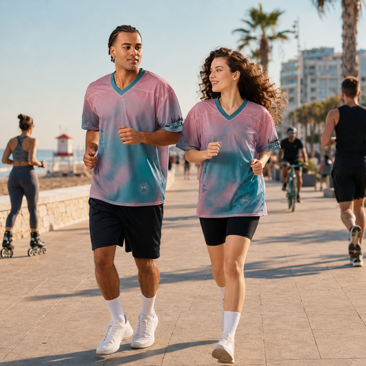 Maillot manches courtes "Streetwear V Pink"