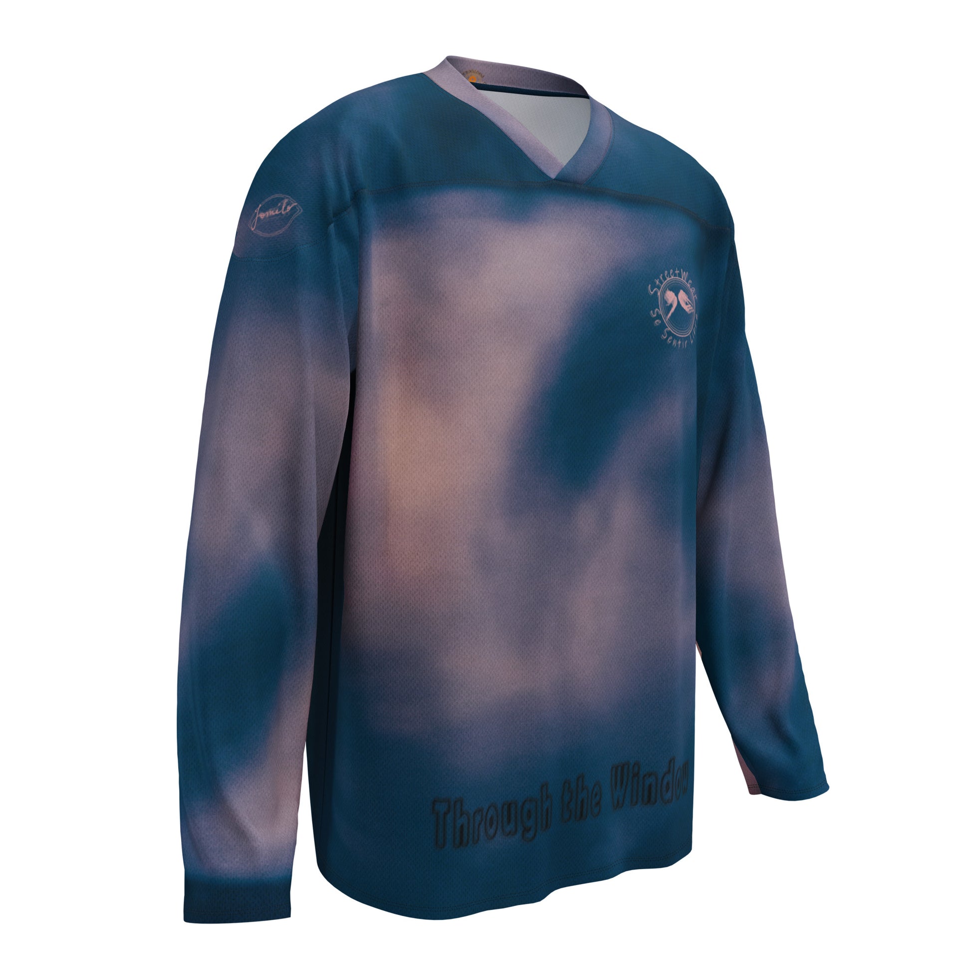 Maillot manches longues « streetwear Marine R »