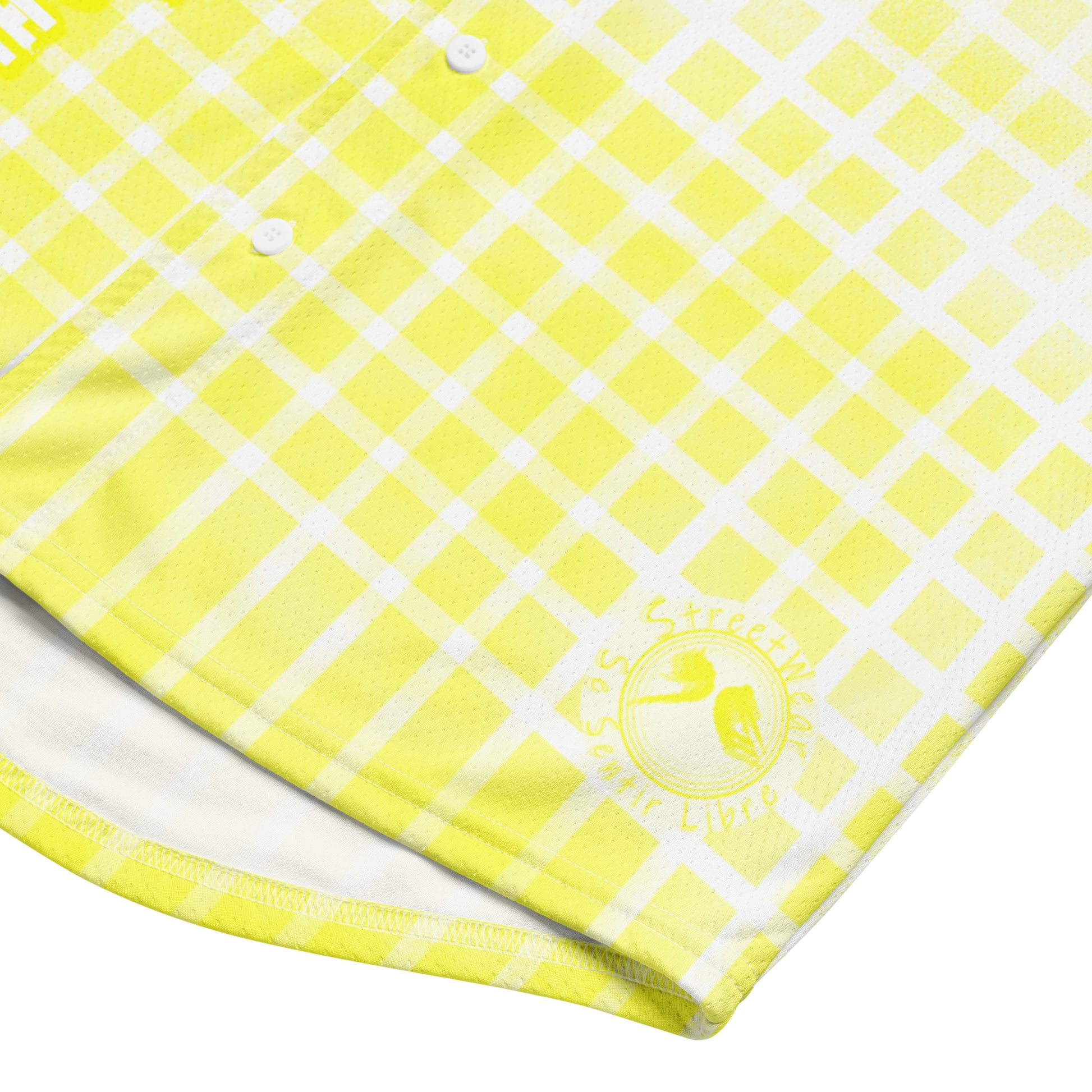 Maillot style baseball "Streetwear Yellow Flash" jomélo