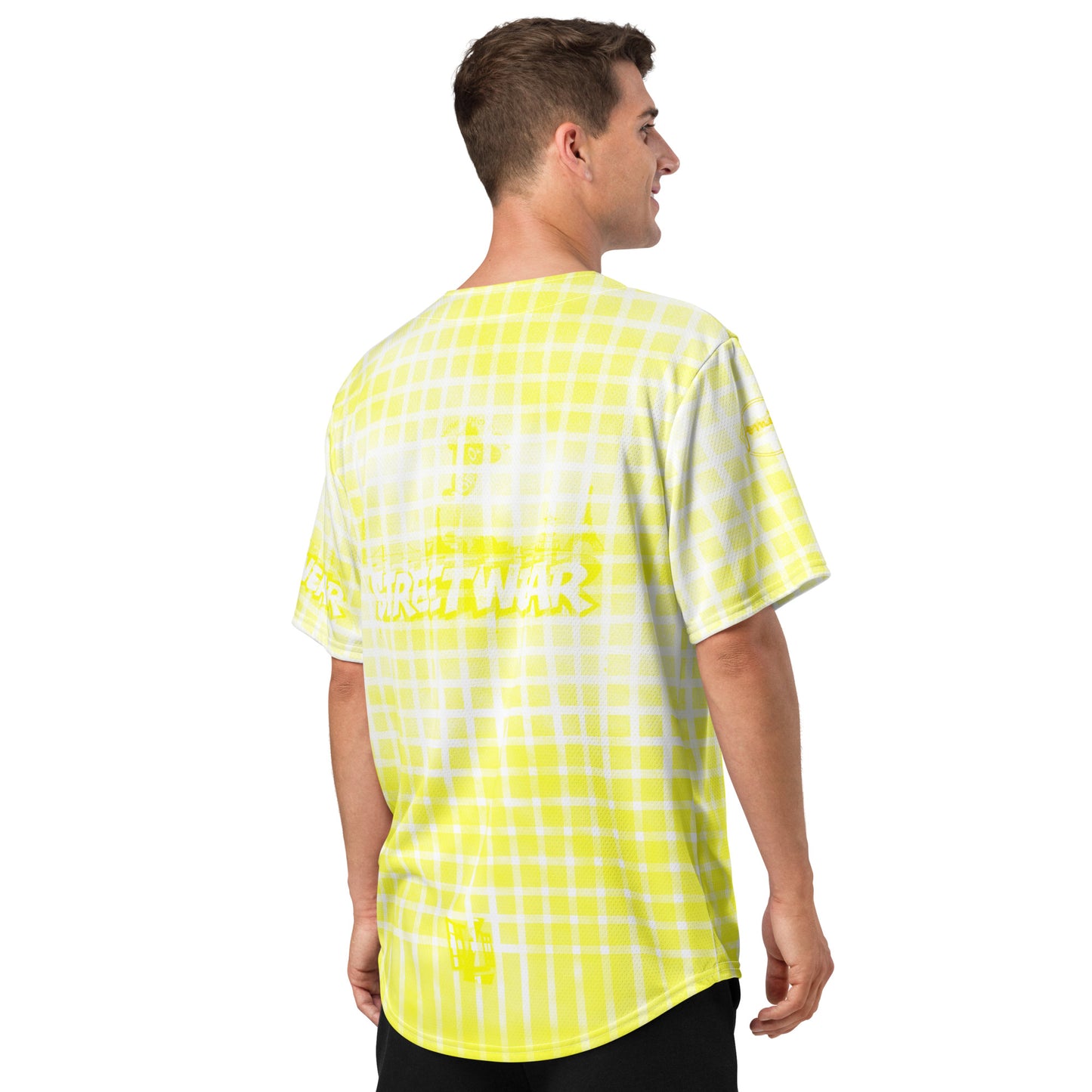 Maillot style baseball "Streetwear Yellow Flash" jomélo