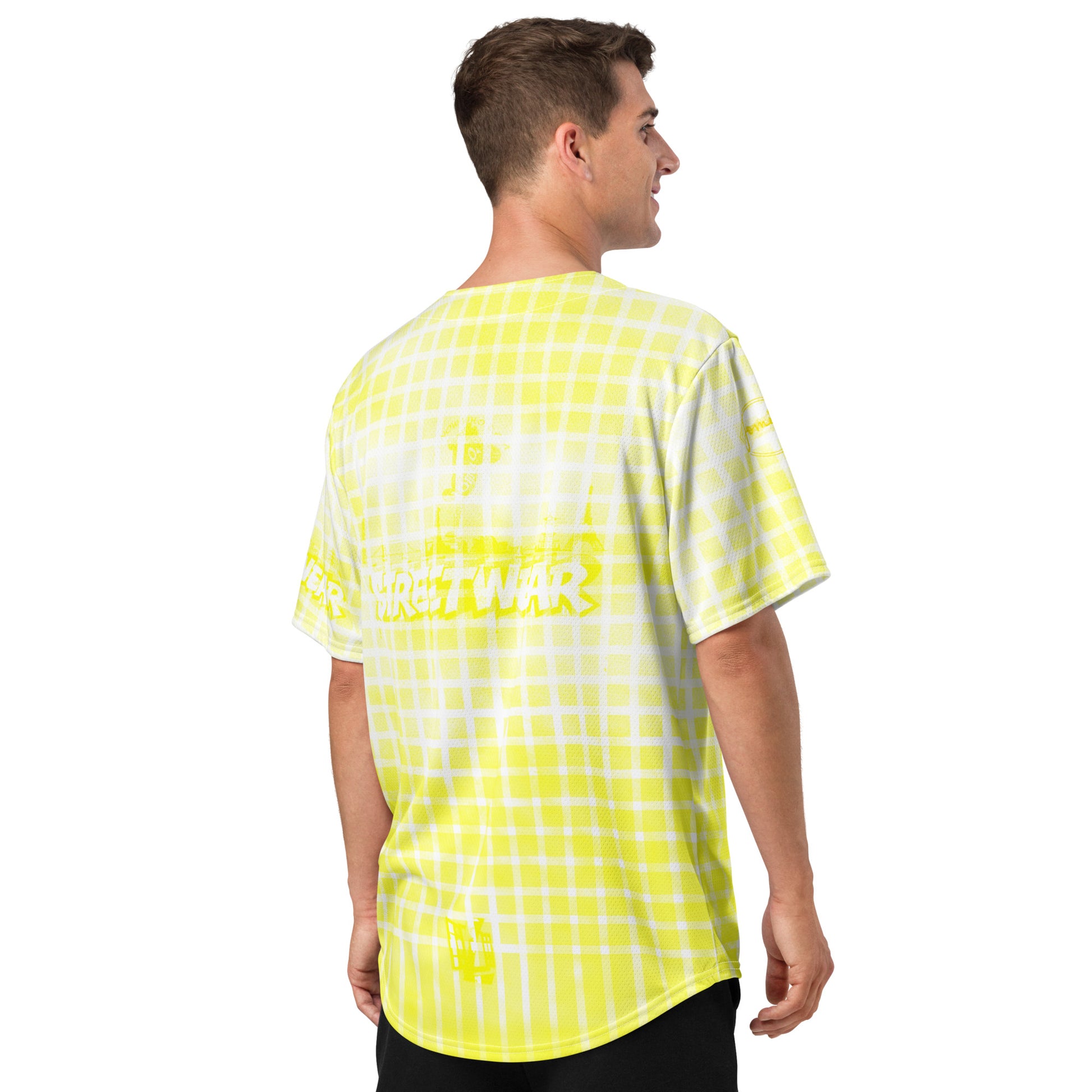 Maillot style baseball "Streetwear Yellow Flash" jomélo