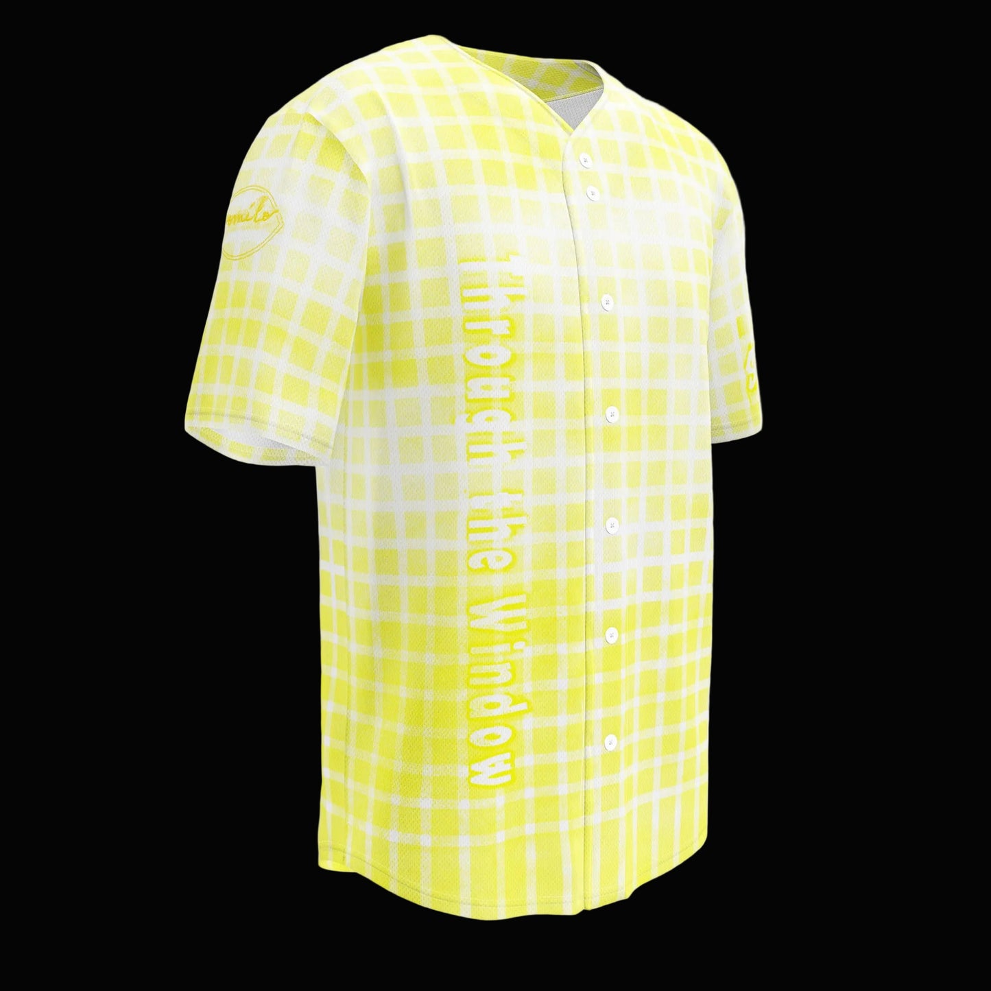 Maillot style baseball "Streetwear Yellow Flash" jomélo
