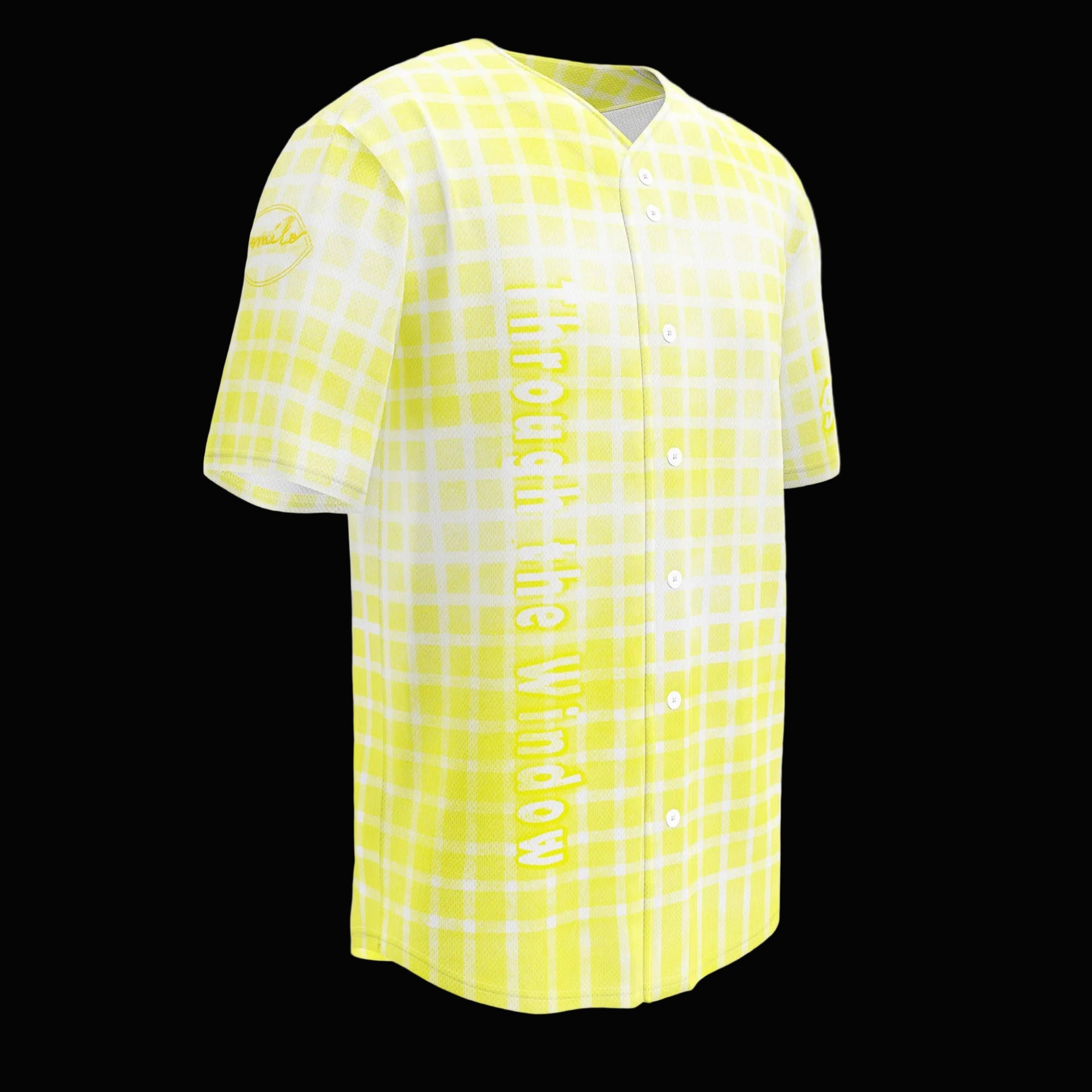 Maillot style baseball "Streetwear Yellow Flash" jomélo