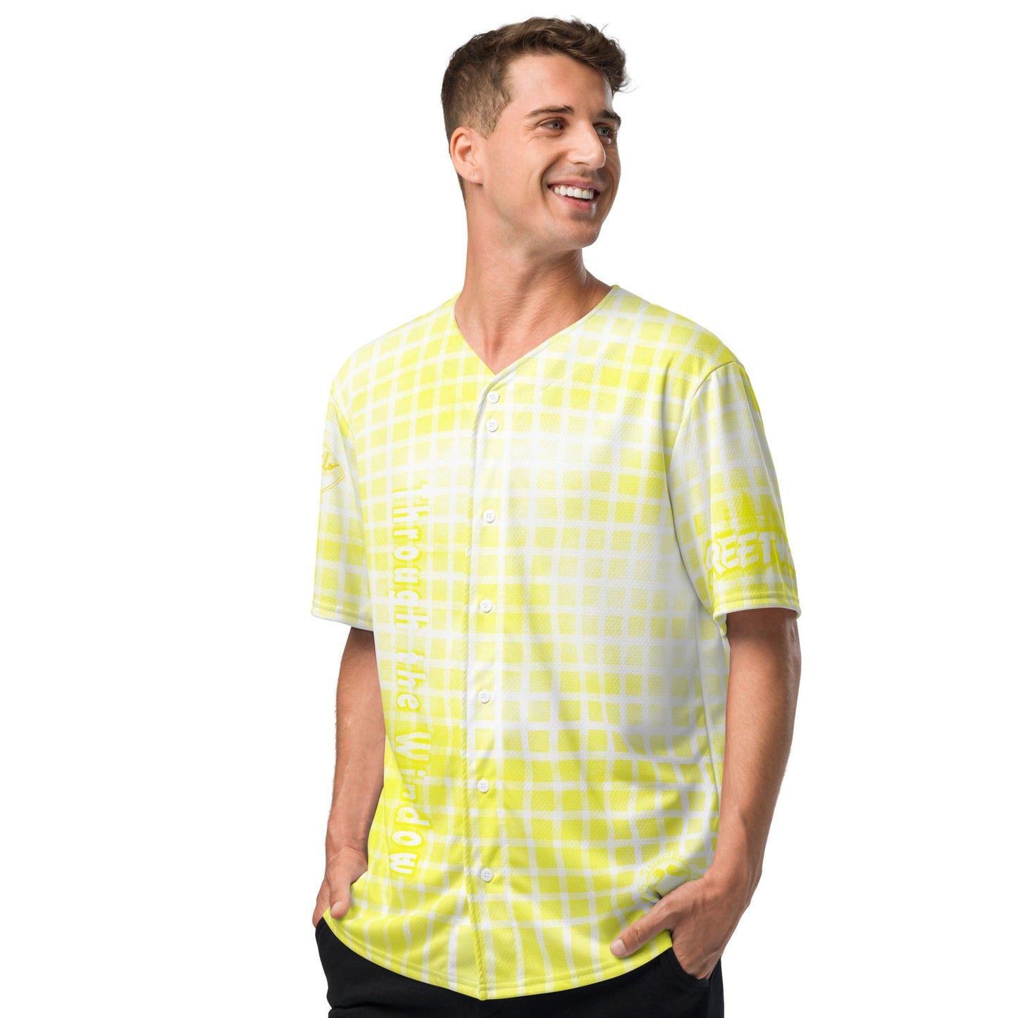 Maillot style baseball "Streetwear Yellow Flash" jomélo