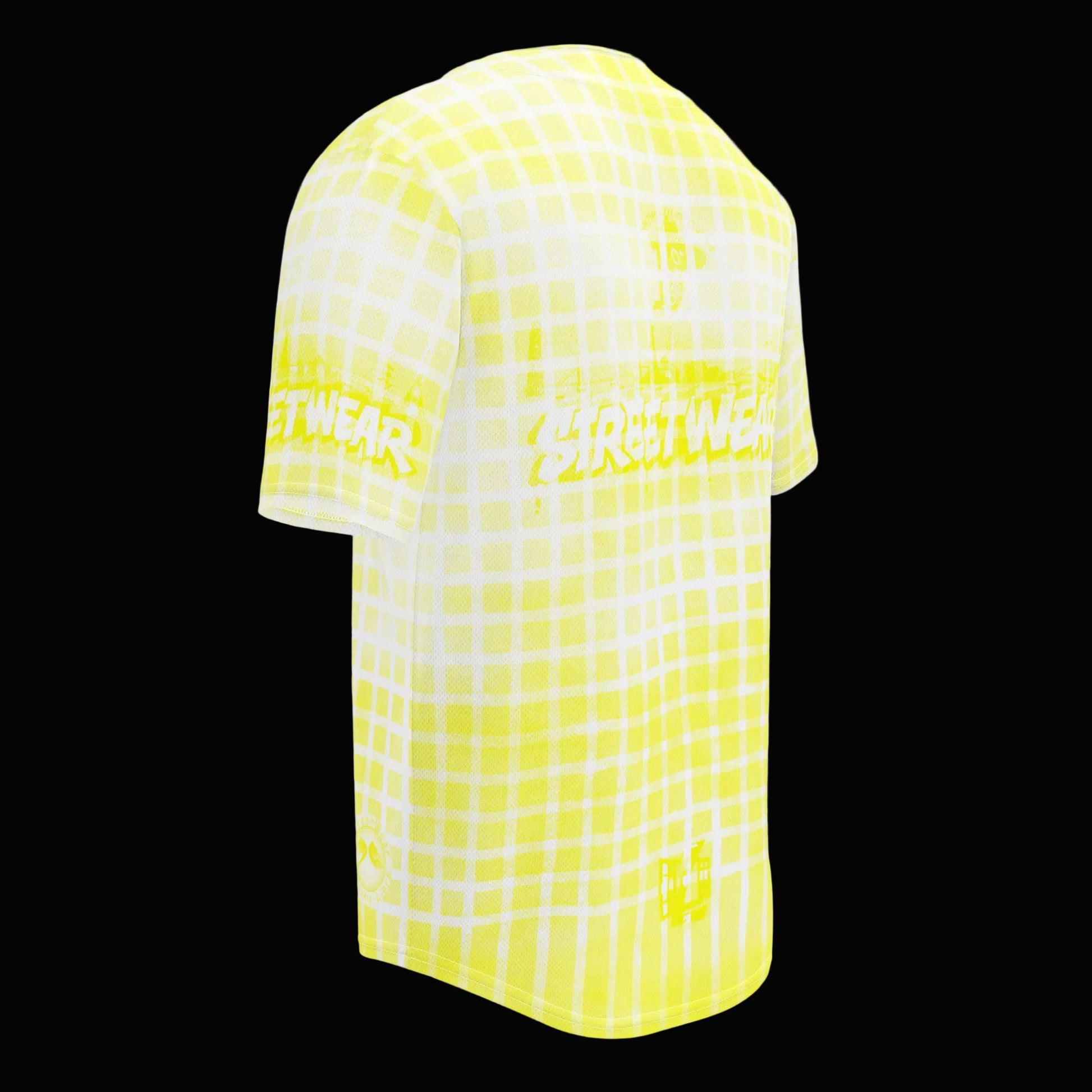Maillot style baseball "Streetwear Yellow Flash" jomélo